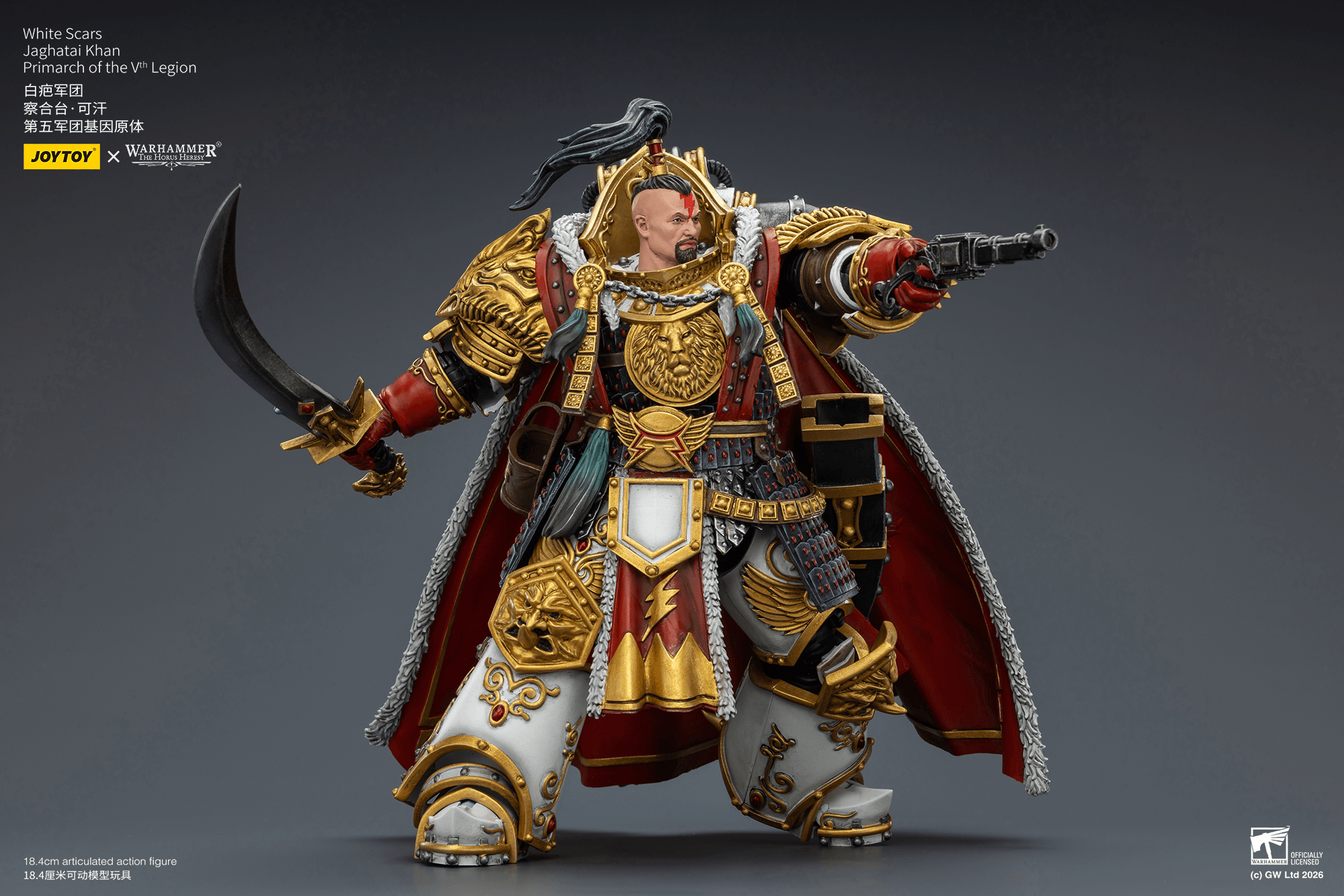 Joytoy: White Scars Jaghatai Khan Primarch of the Vth Legion