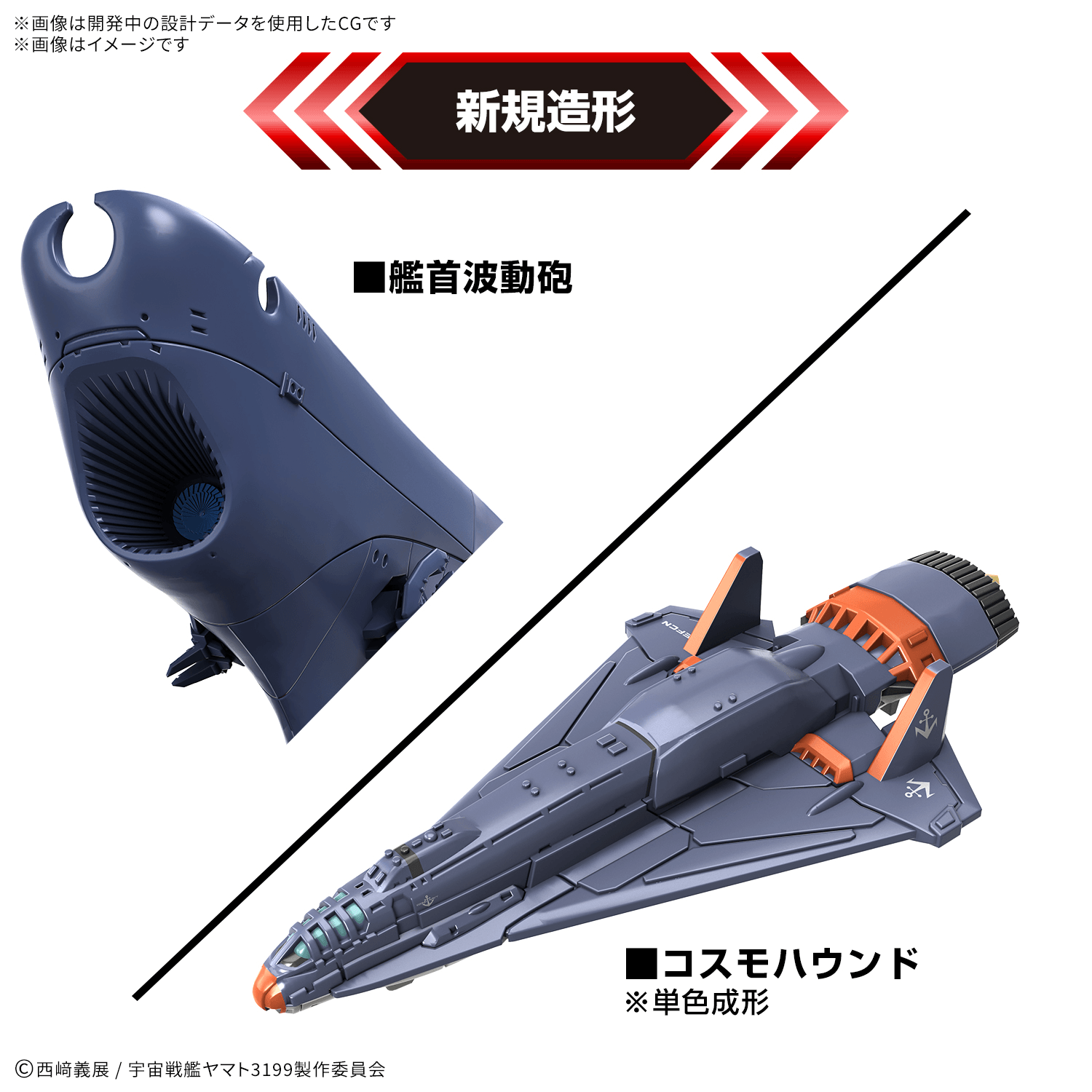 Bandai: 1/1000 Space Battleship Yamato 3199 Deluxe Set [Q1 2027]