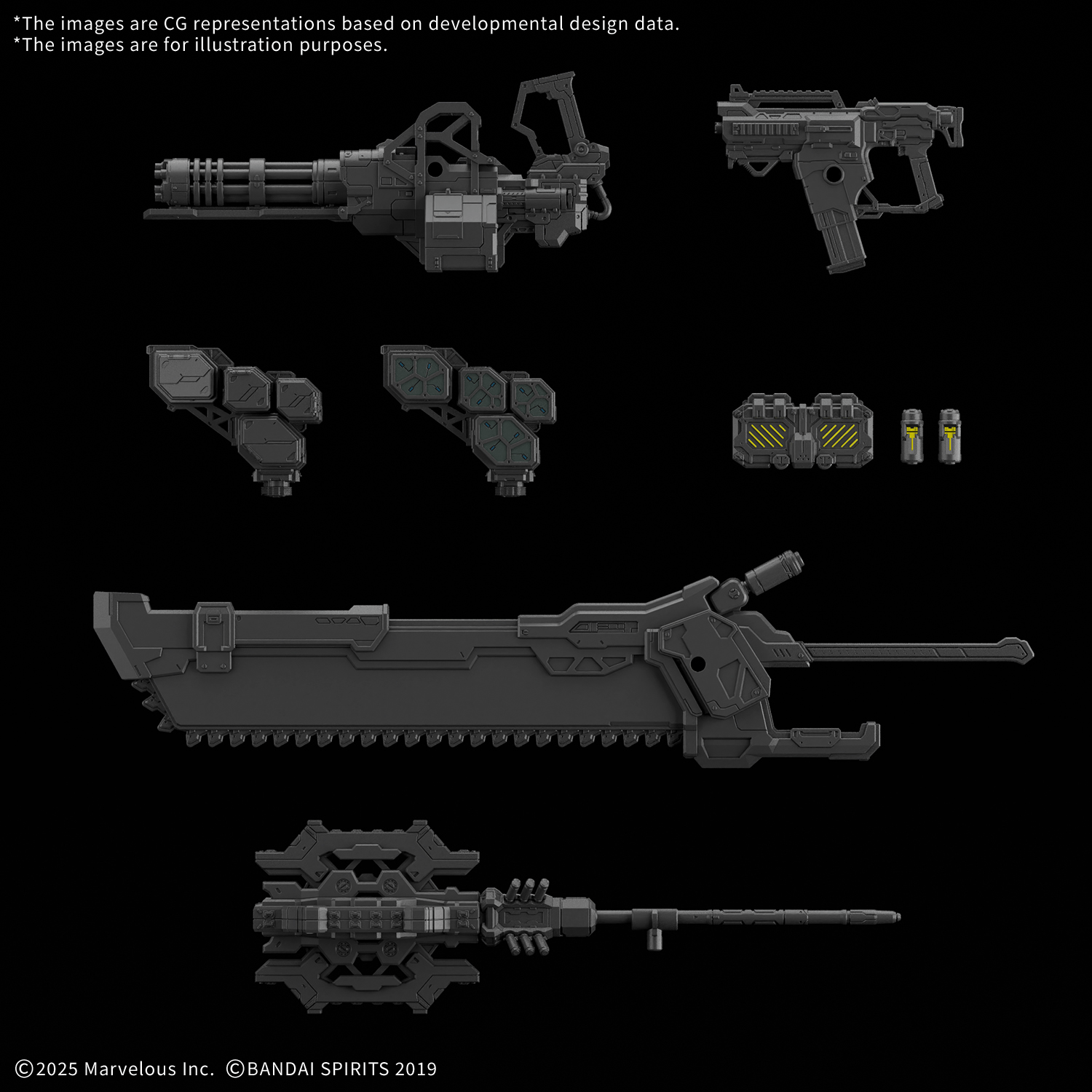 30MM Option Parts Set Daemon X Machina TS Weapon Set 01 [Q4 2026]