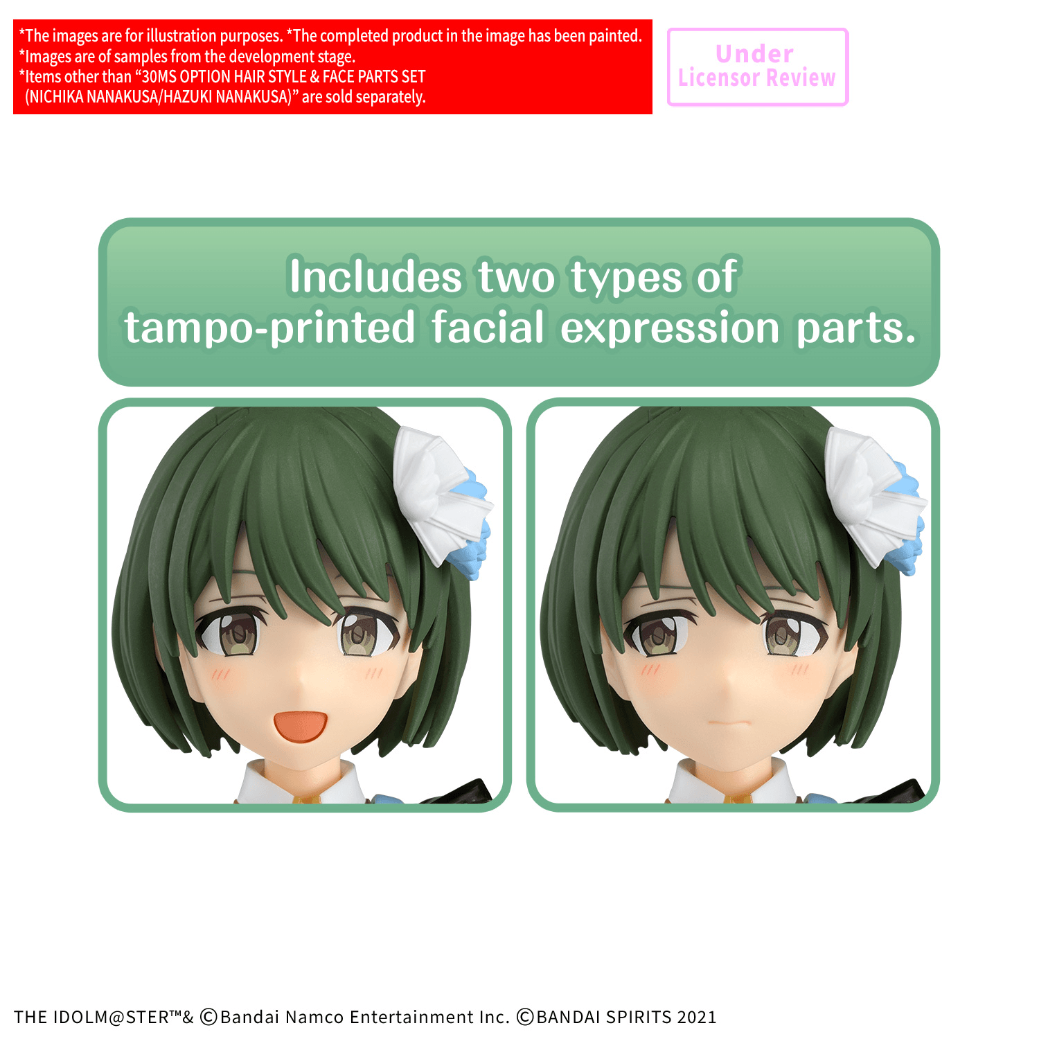 30MS Option Hair Style & Face Parts Set (Nichika Nanakusa/Hazuki Nanakusa) [April 2027]