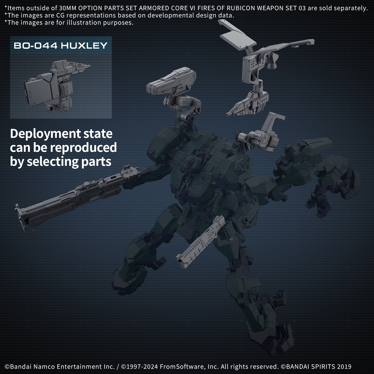 30MM Option Parts Set Armored Core VI Fires of Rubicon Weapon Set 03 [Q2 2025]