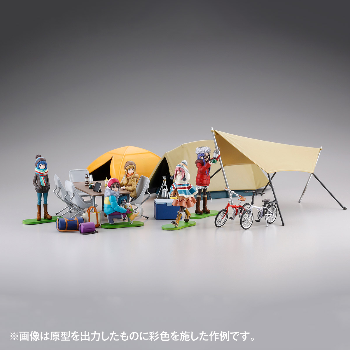ARTPLA 1:24 Laid-Back Camp Camp Set