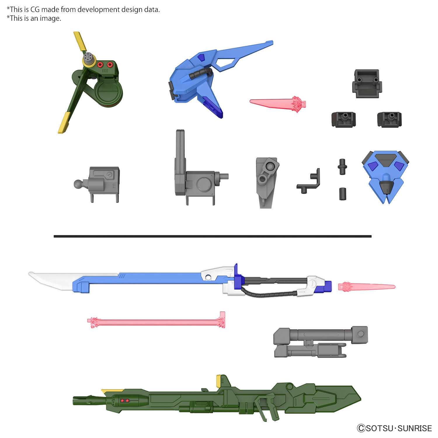 HG Option Parts Set Gunpla 02 (Launcher Striker & Sword Striker)