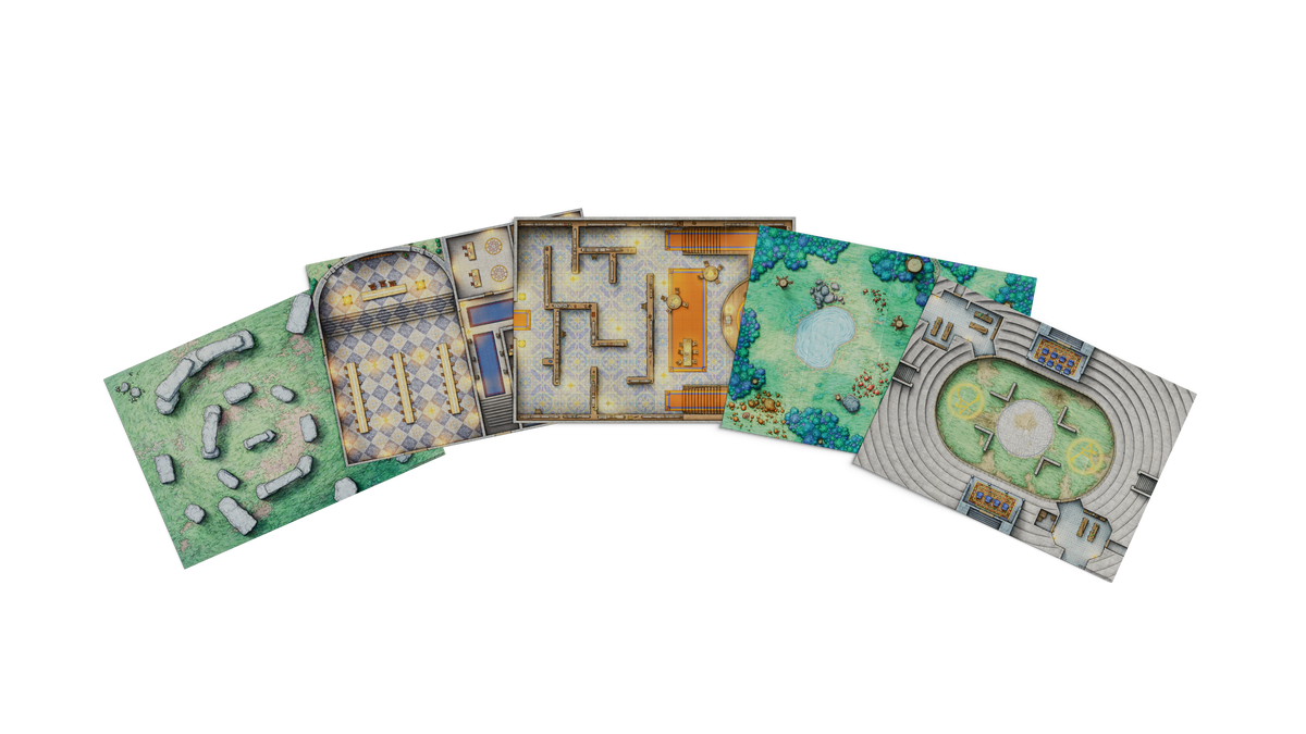 Dungeons & Dragons: Arcana Unleashed: Map Pack