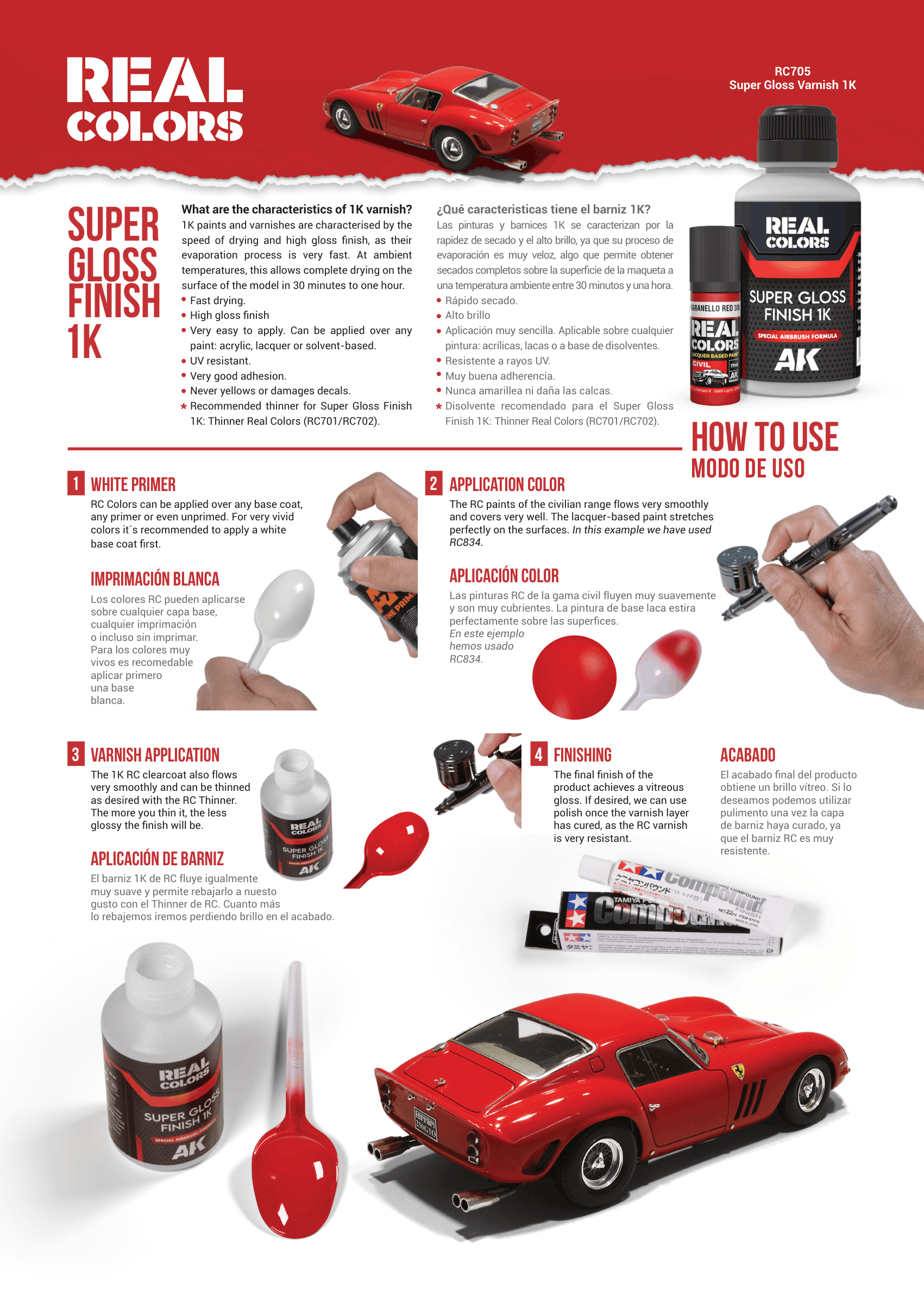 AK: Super Gloss Finish 1K Varnish (120 ml)