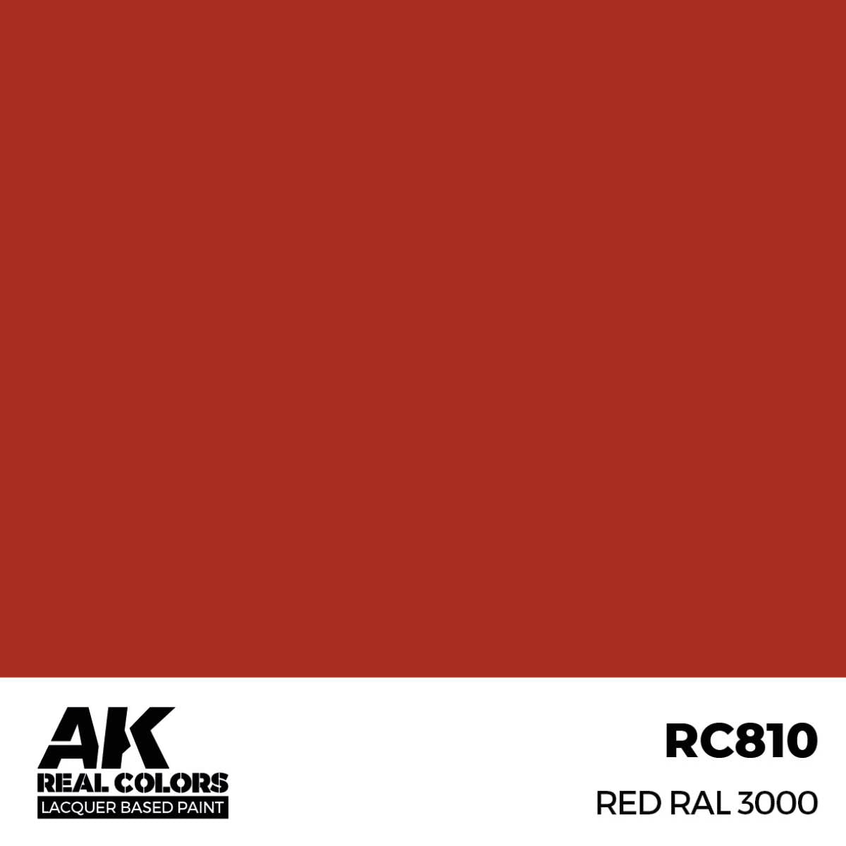 AK Interactive Real Colors Standard Colors (RC804 - RC826) [New]