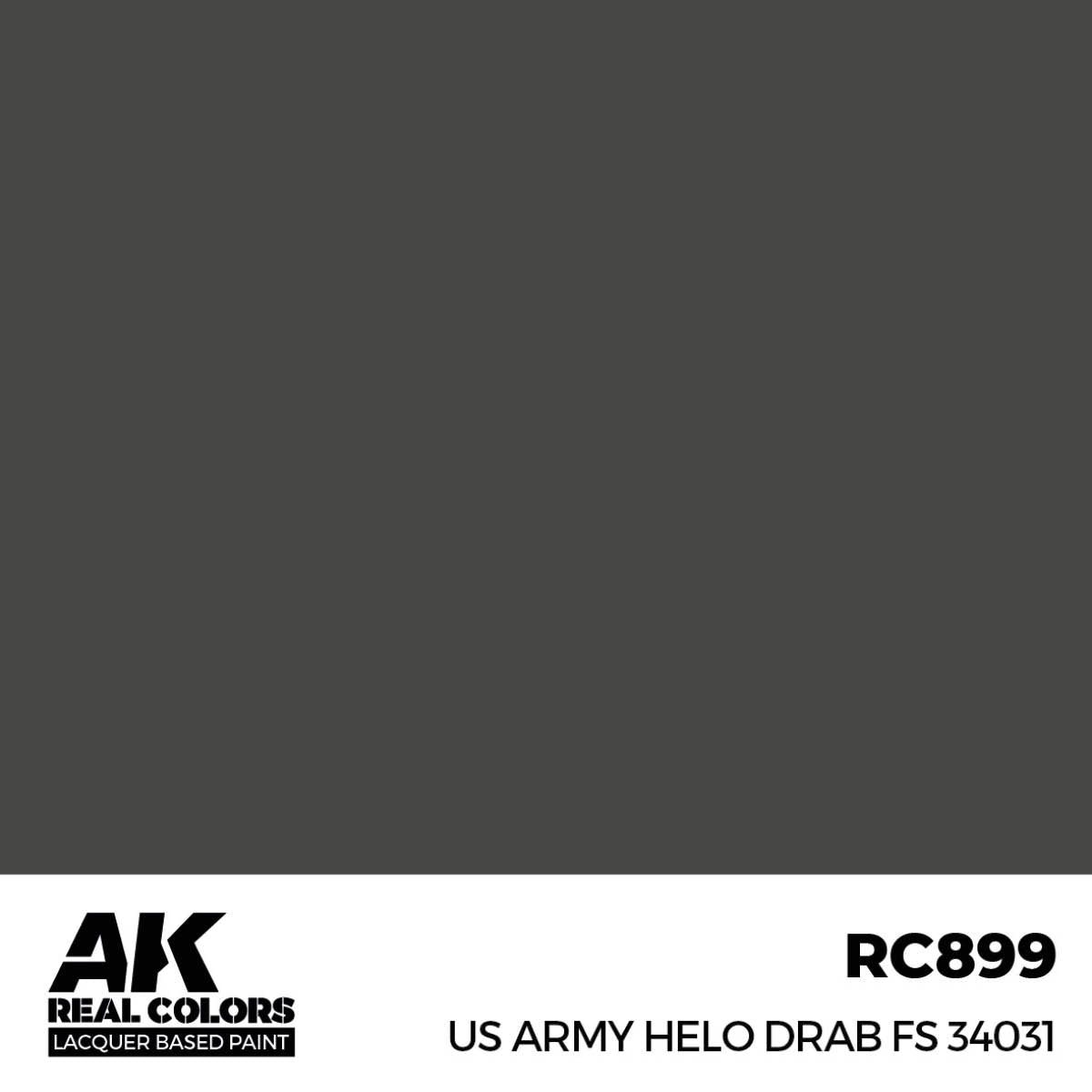 AK Interactive Real Colors Military Colors (RC851 - RC931) [New]