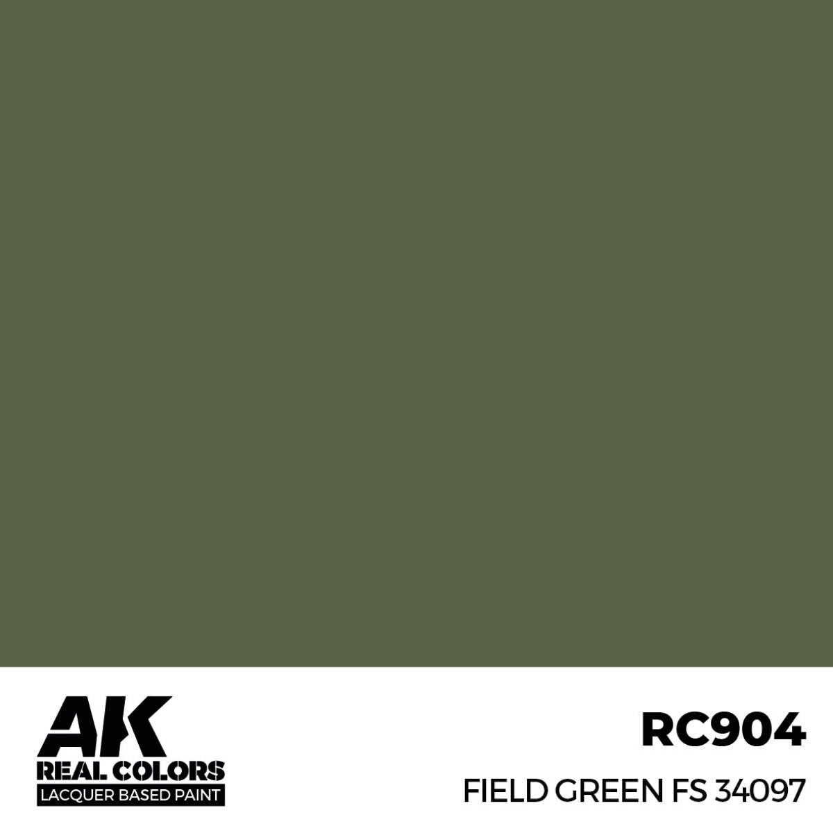 AK Interactive Real Colors Military Colors (RC851 - RC931) [New]