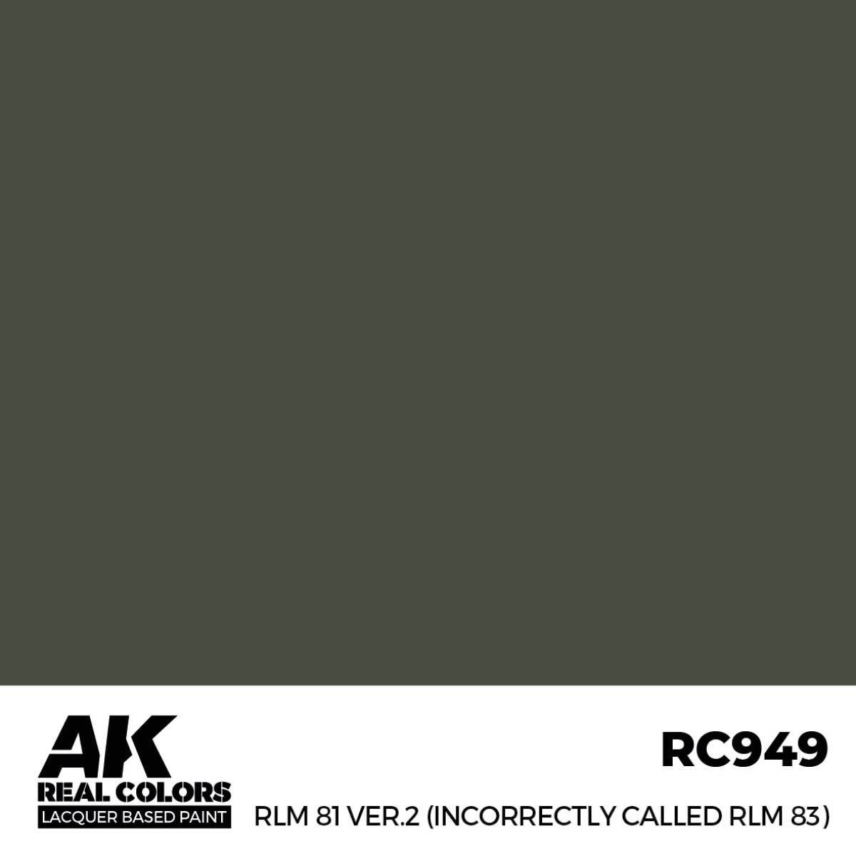 AK Interactive Real Colors Military Colors (RC932 - RC980) [New]