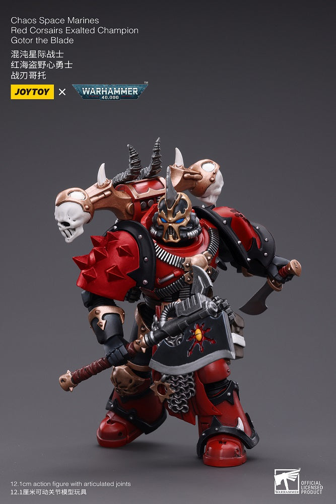 Joytoy: Chaos Space Marines Red Corsairs Exalted Champion, Gotor the Blade