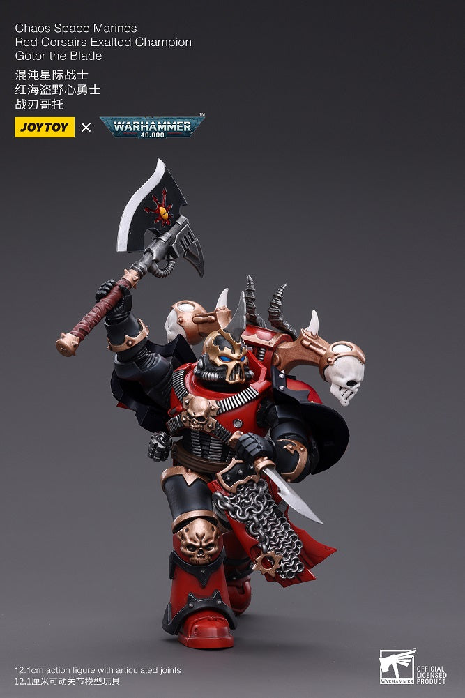 Joytoy: Chaos Space Marines Red Corsairs Exalted Champion, Gotor the Blade