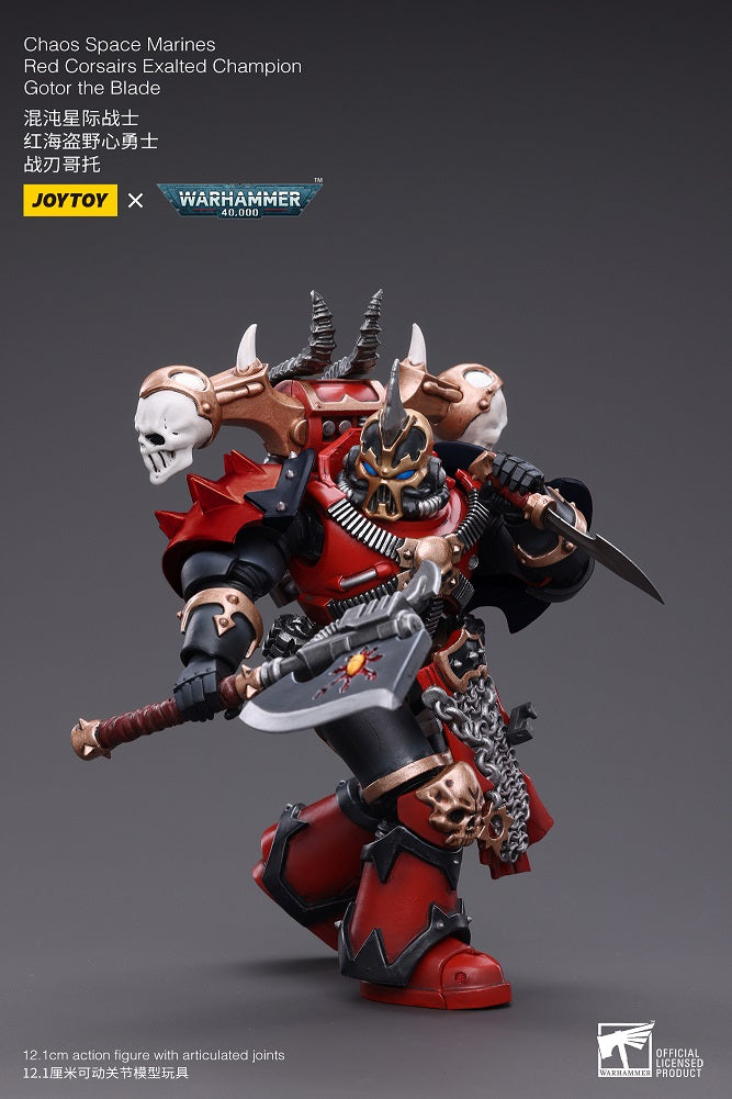 Joytoy: Chaos Space Marines Red Corsairs Exalted Champion, Gotor the Blade