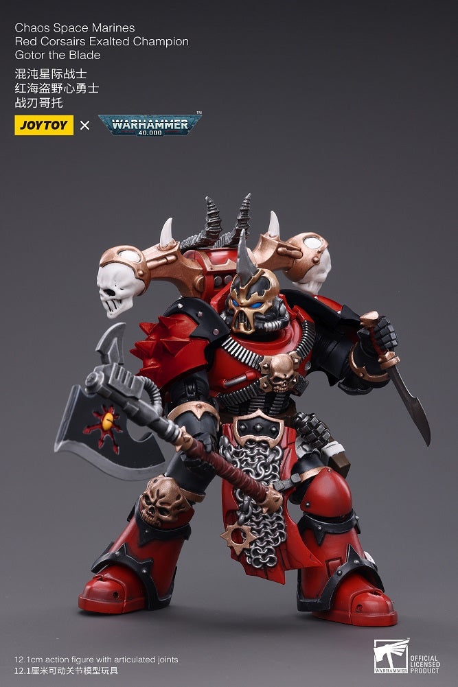 Joytoy: Chaos Space Marines Red Corsairs Exalted Champion, Gotor the Blade