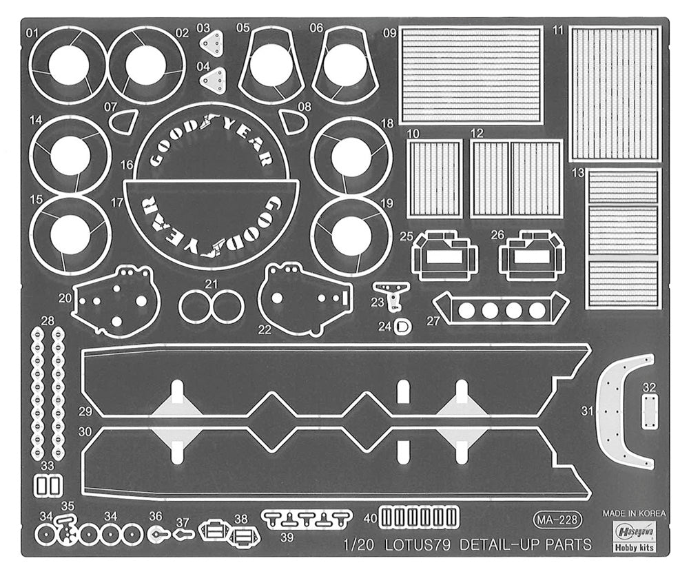 Hasegawa [Limited] 1/20 Lotus 79 1978 German GP Detail Up Version