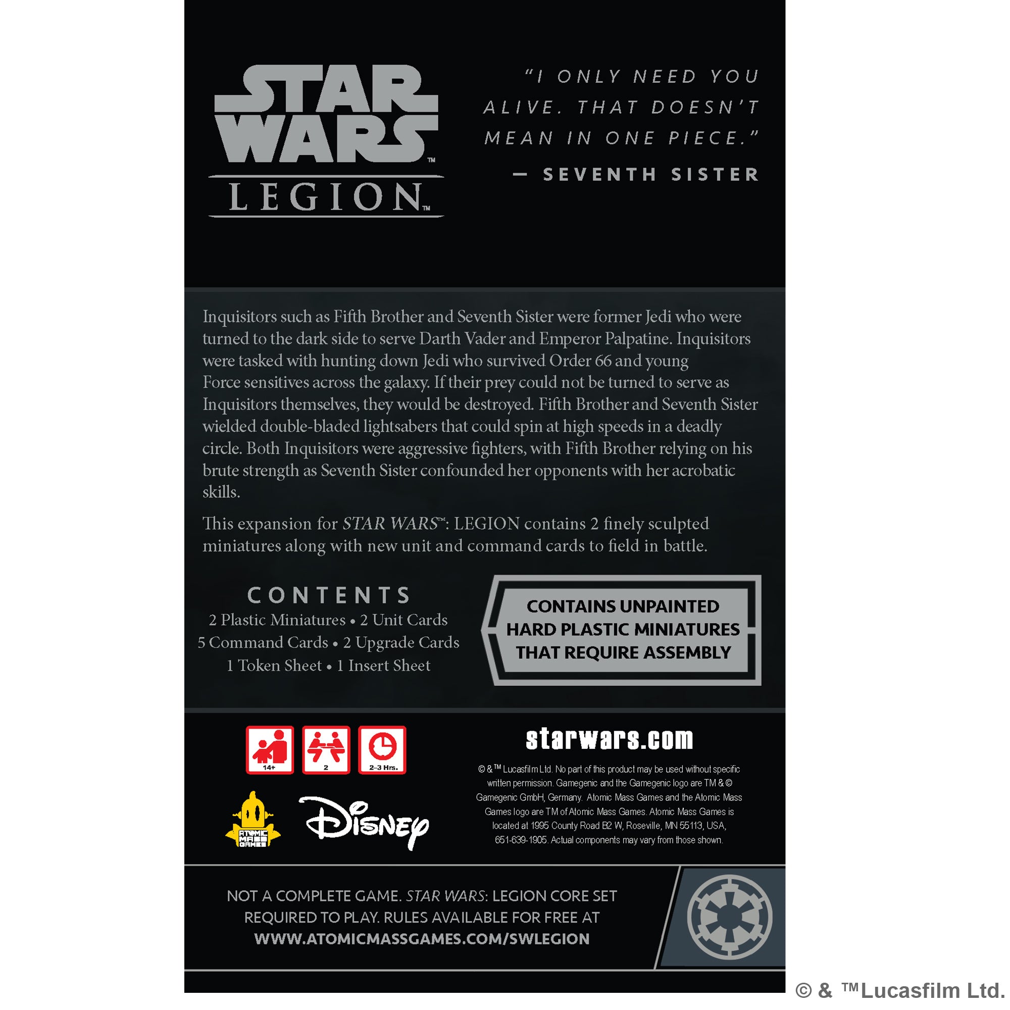 Galactic Empire: Fifth Brother and Seventh Sister Operative Expansion