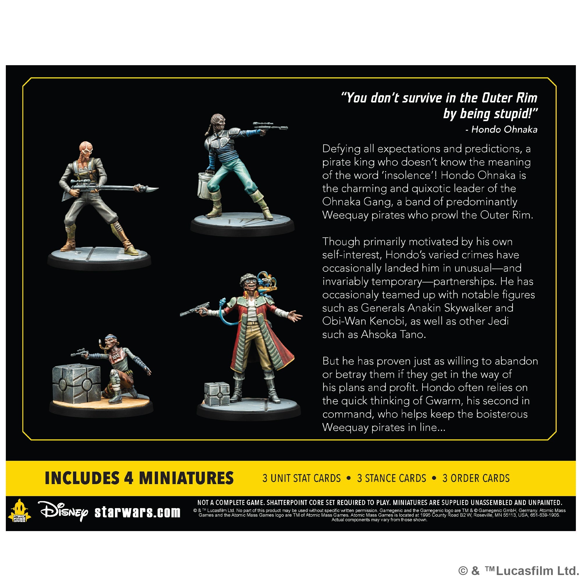 Star Wars Shatterpoint: That's Good Business, Hondo Ohnaka Squad Pack