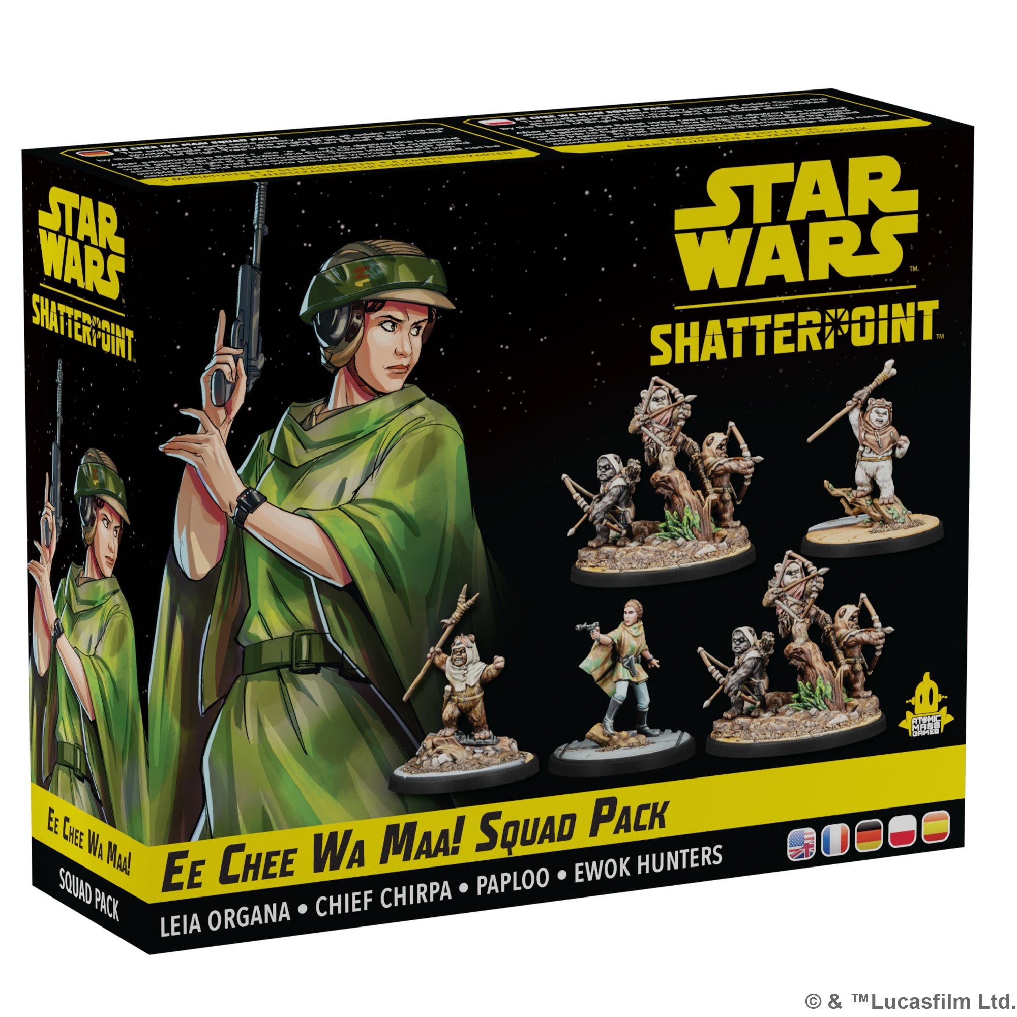 Star Wars: Shatterpoint: Ee Chee Wa Maa! Leia Organa Squad Pack