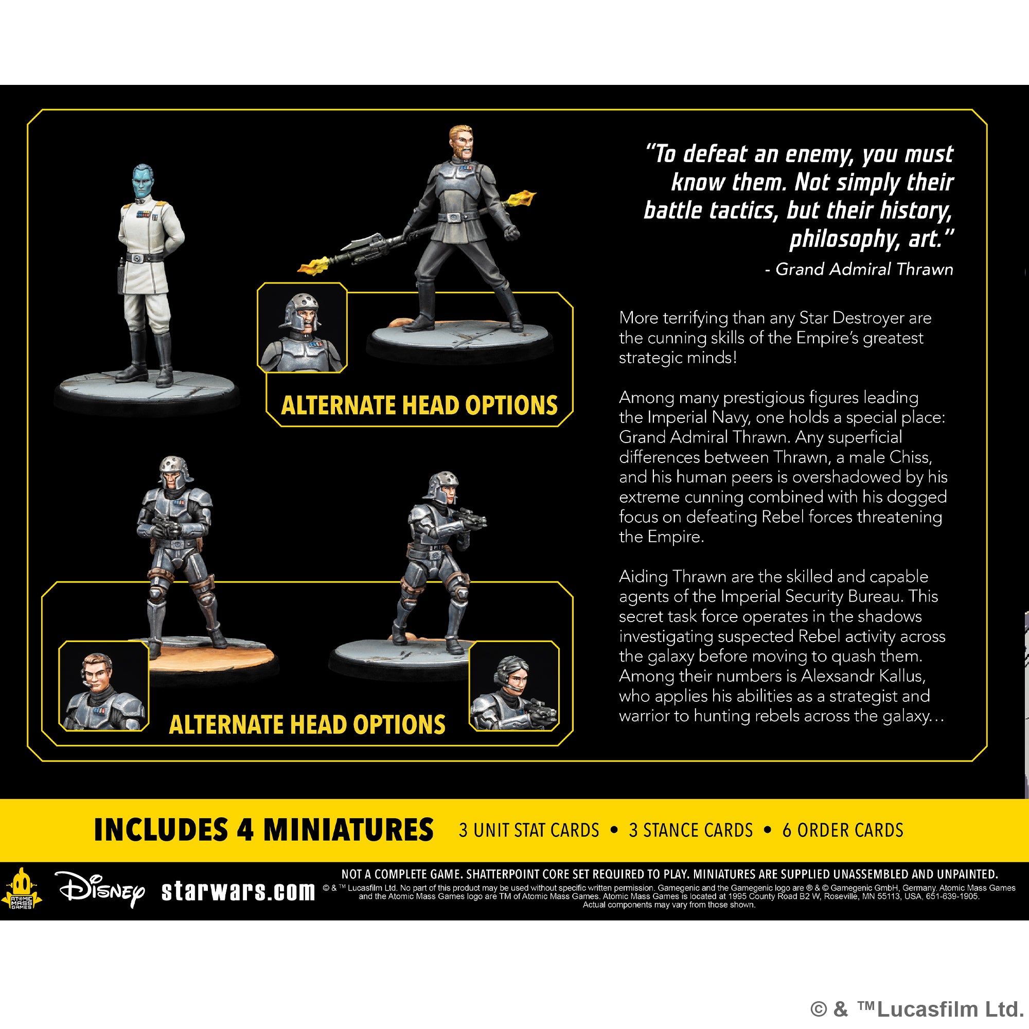 Star Wars Shatterpoint: Not Accepting Surrenders, Grand Admiral Thrawn Squad Pack