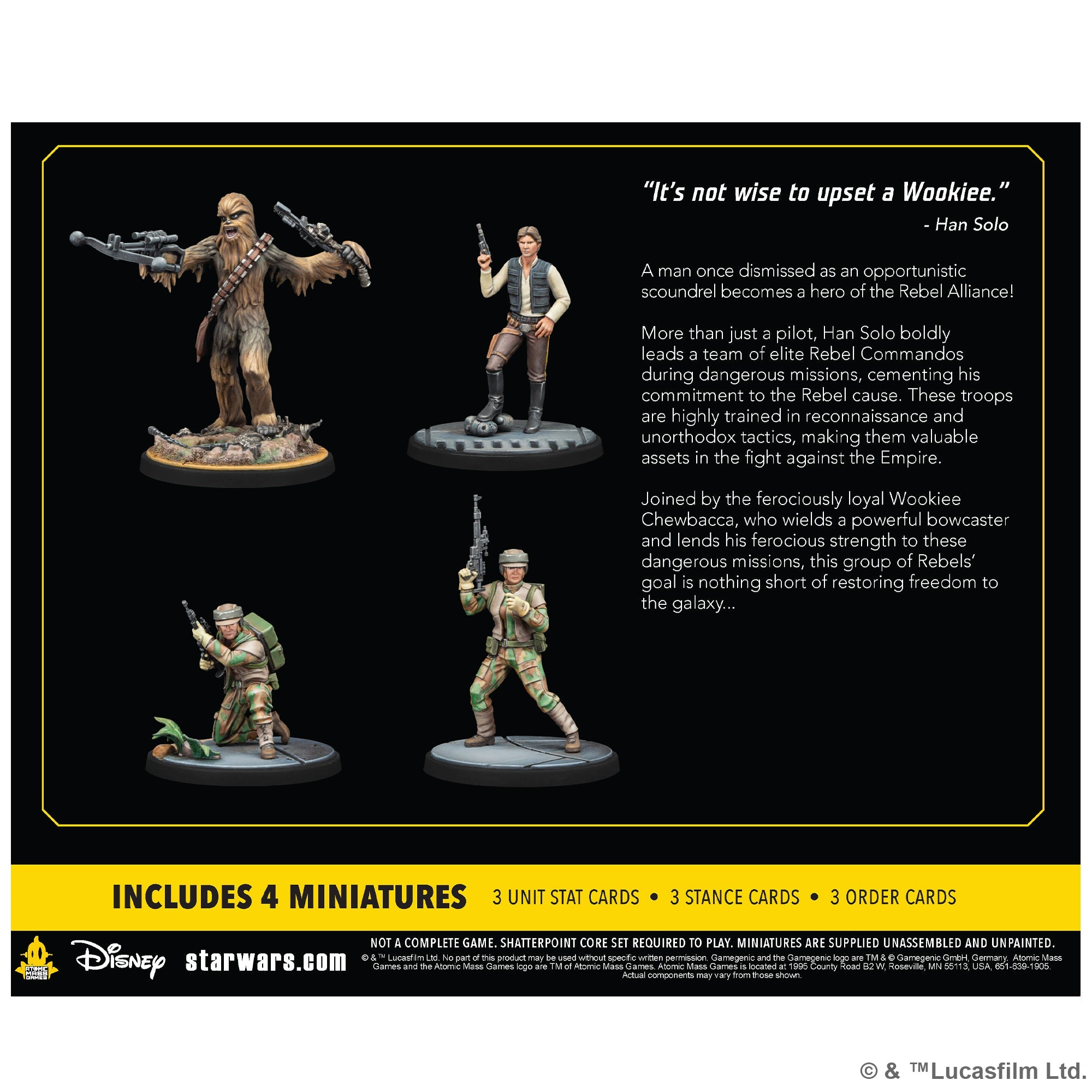 Star Wars Shatterpoint: Real Quiet Like, Han Solo Squad Pack [June 7]
