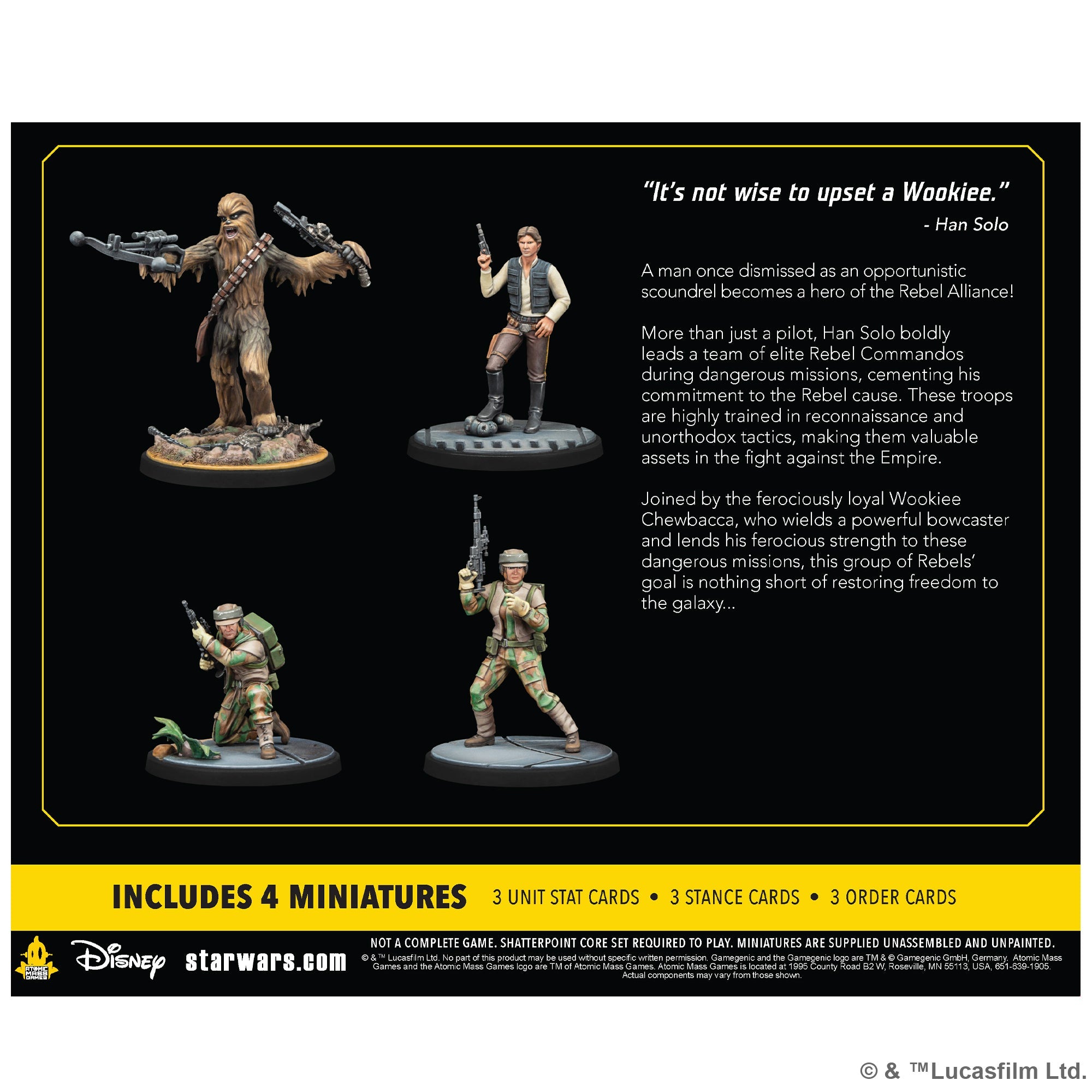 Star Wars Shatterpoint: Real Quiet Like, Han Solo Squad Pack