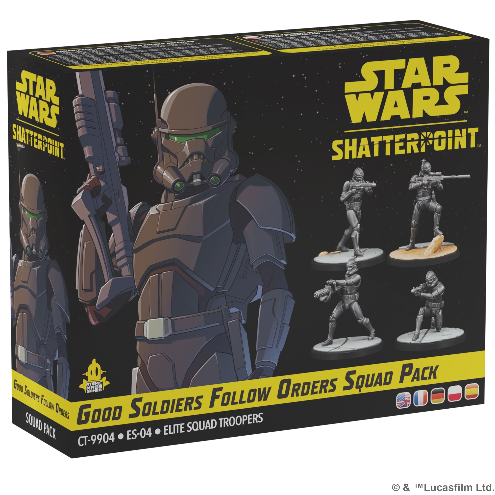 Star Wars Shatterpoint: Good Soldiers Follow Orders Squad Pack, Crosshair Squad Pack