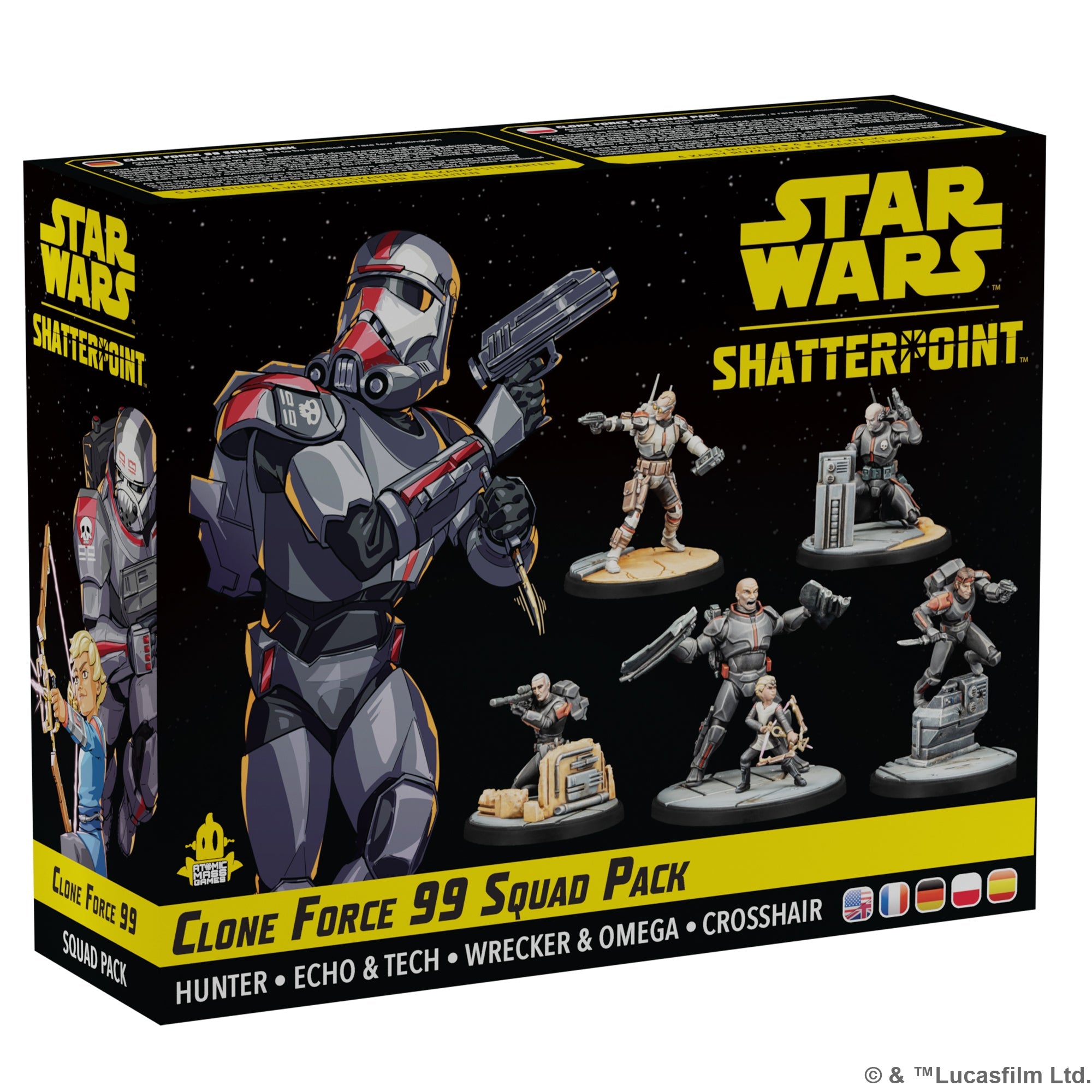 Star Wars Shatterpoint: Clone Force 99, The Bad Batch Squad Pack