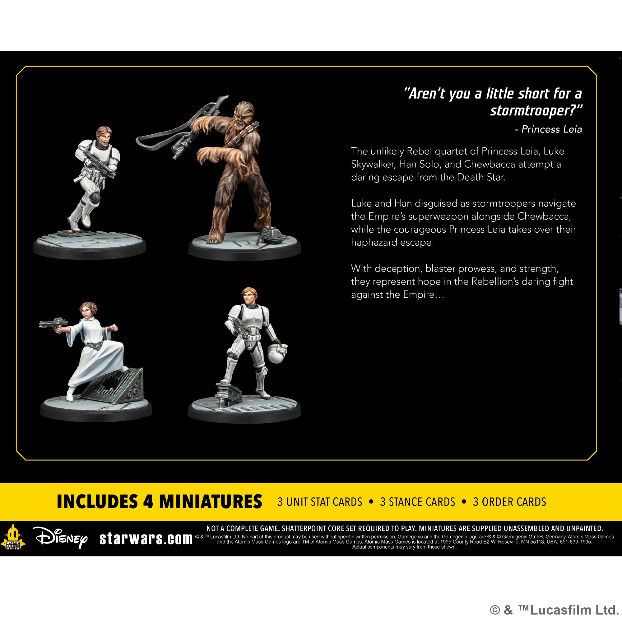 Star Wars Shatterpoint: This is Some Rescue! Princess Leia Squad Pack