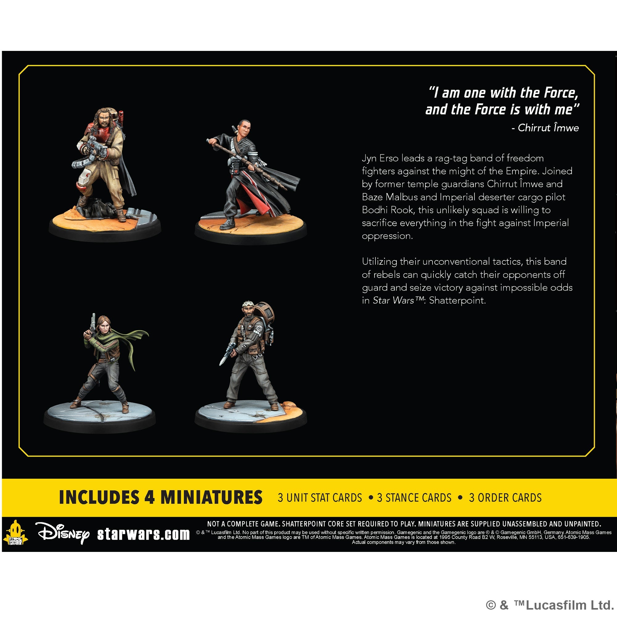 Star Wars Shatterpoint: This is Rogue One, Jyn Erso Squad Pack