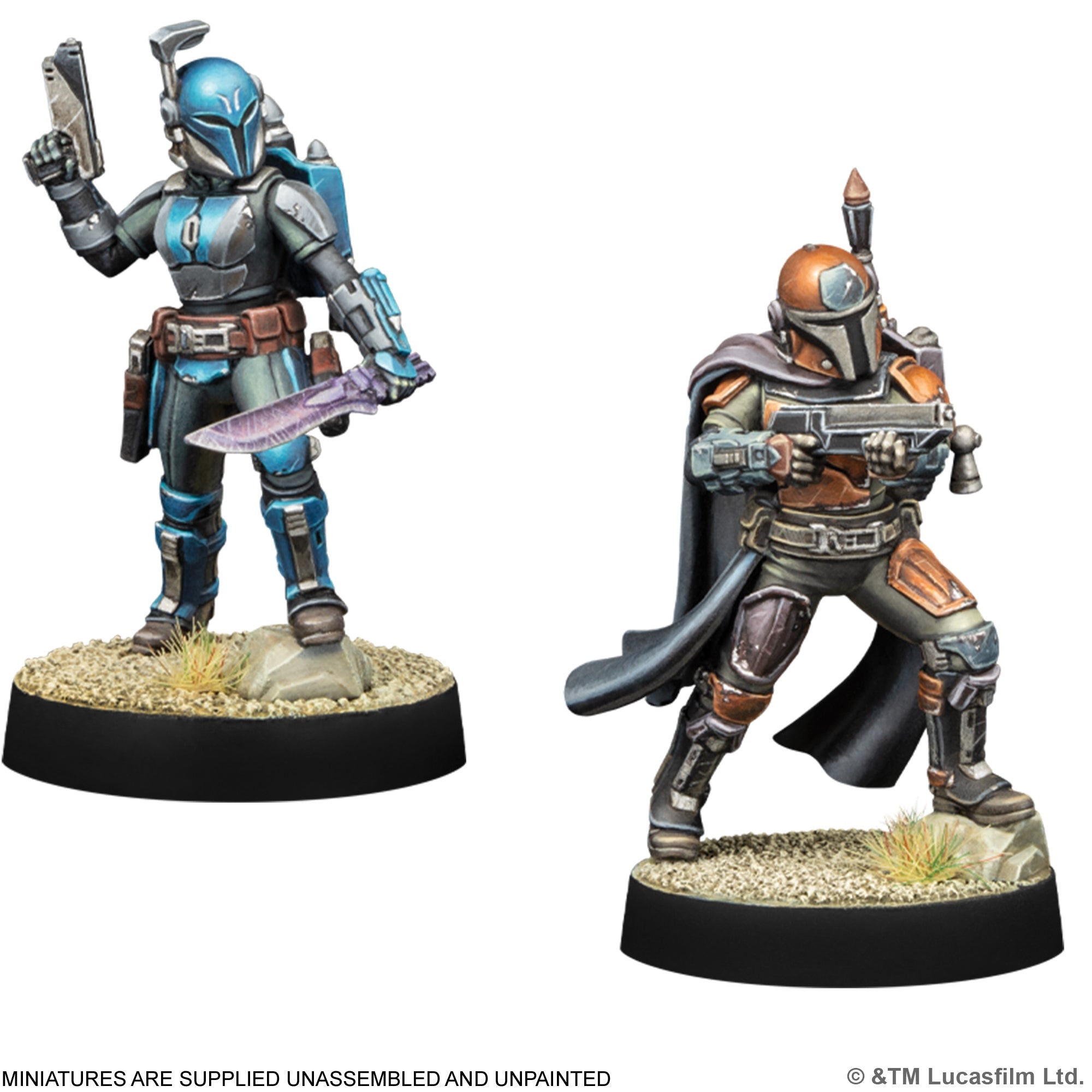 Star Wars Legion: Customizable Mandalorian Leader and Hunter