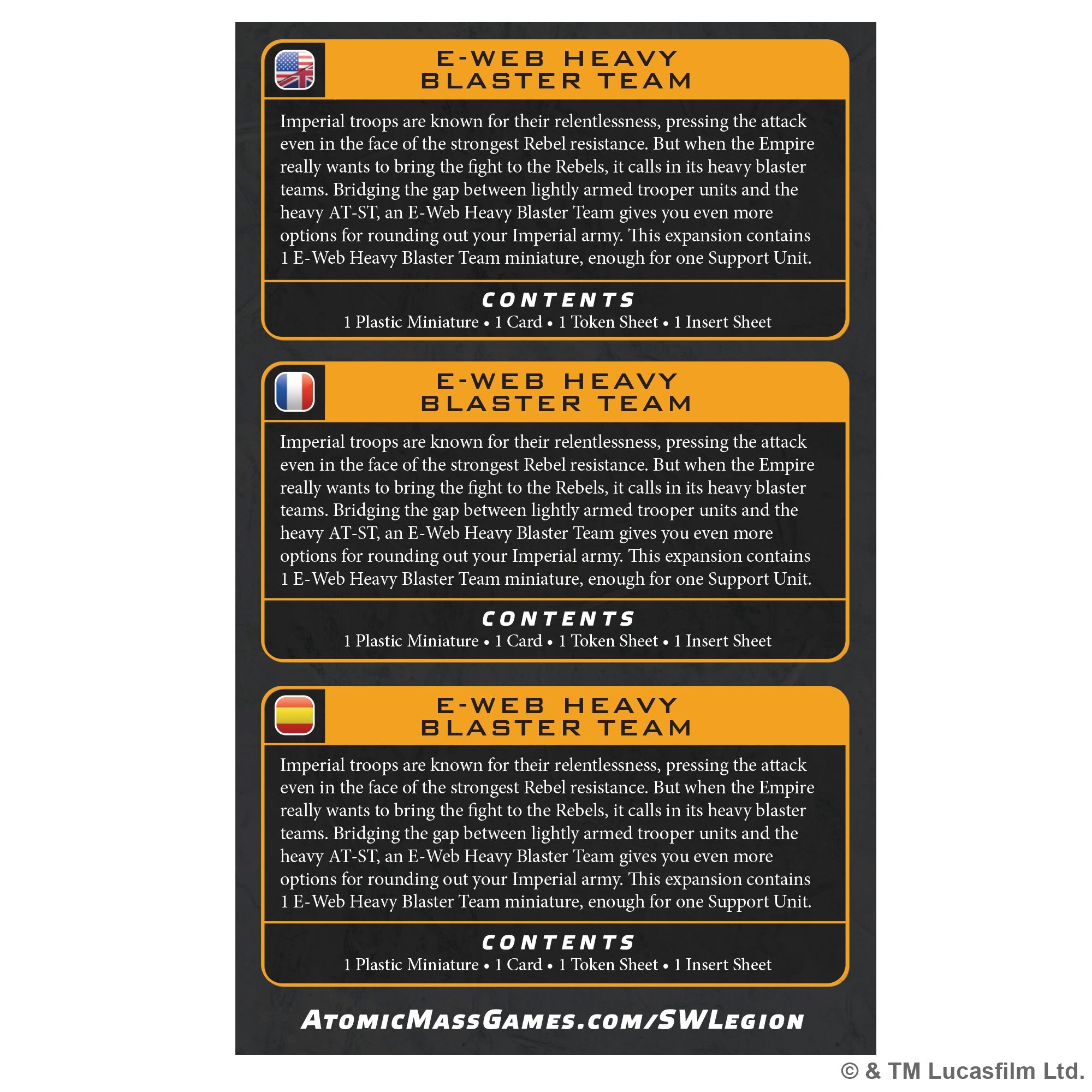 Galactic Empire: E-Web Heavy Blaster Team