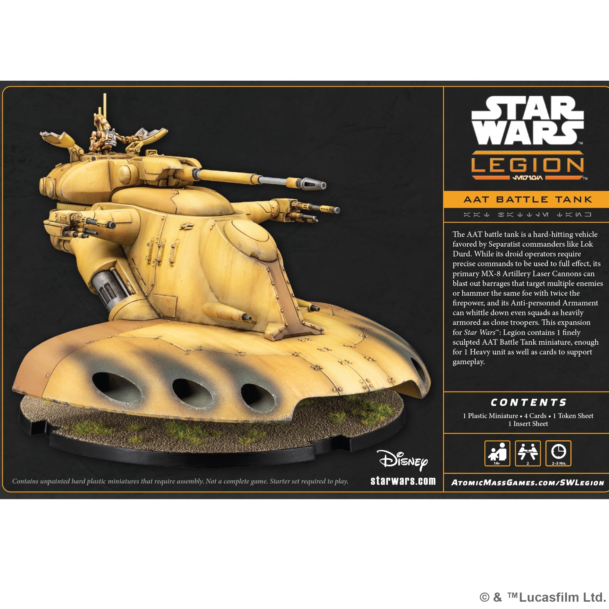 Separatist Alliance: AAT Battle Tank