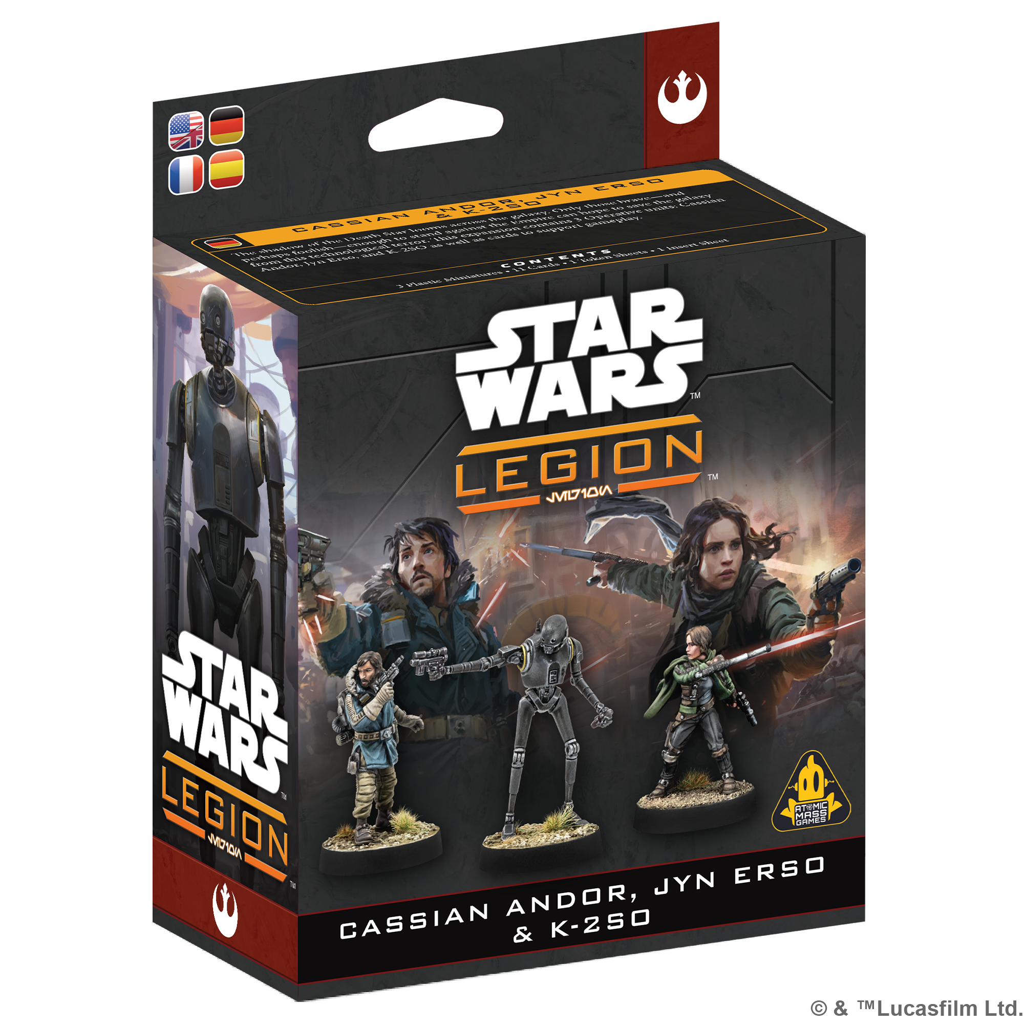 Rebel Alliance: Cassian Andor, Jyn Erso & K-2SO