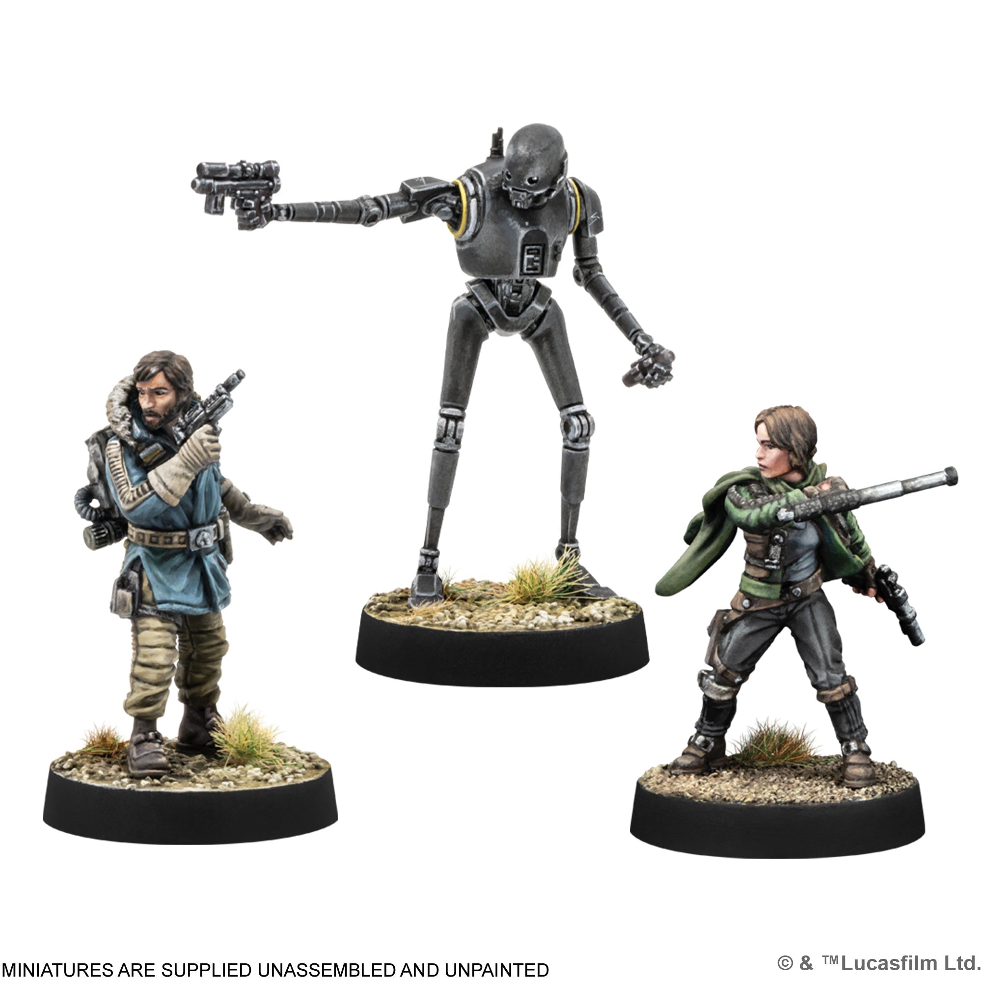 Rebel Alliance: Cassian Andor, Jyn Erso & K-2SO