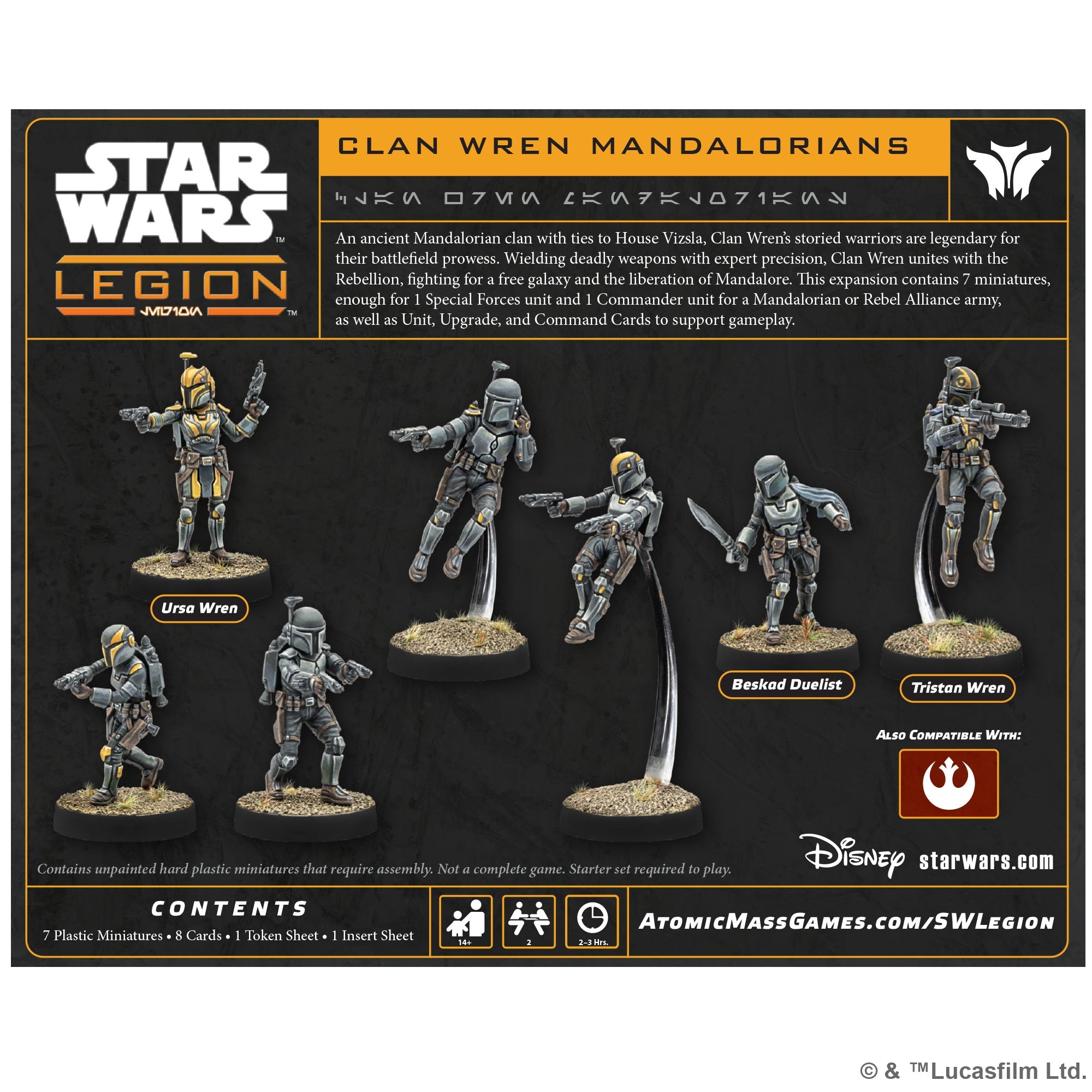 Star Wars Legion: Clan Wren Mandalorians