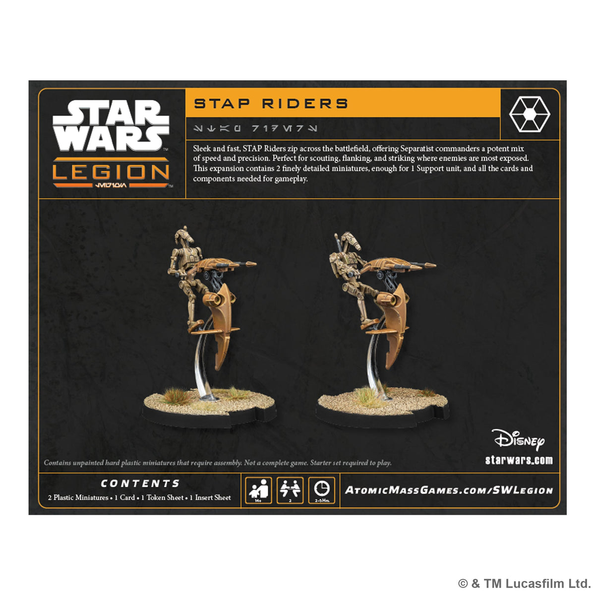 Separatist Alliance: STAP Riders