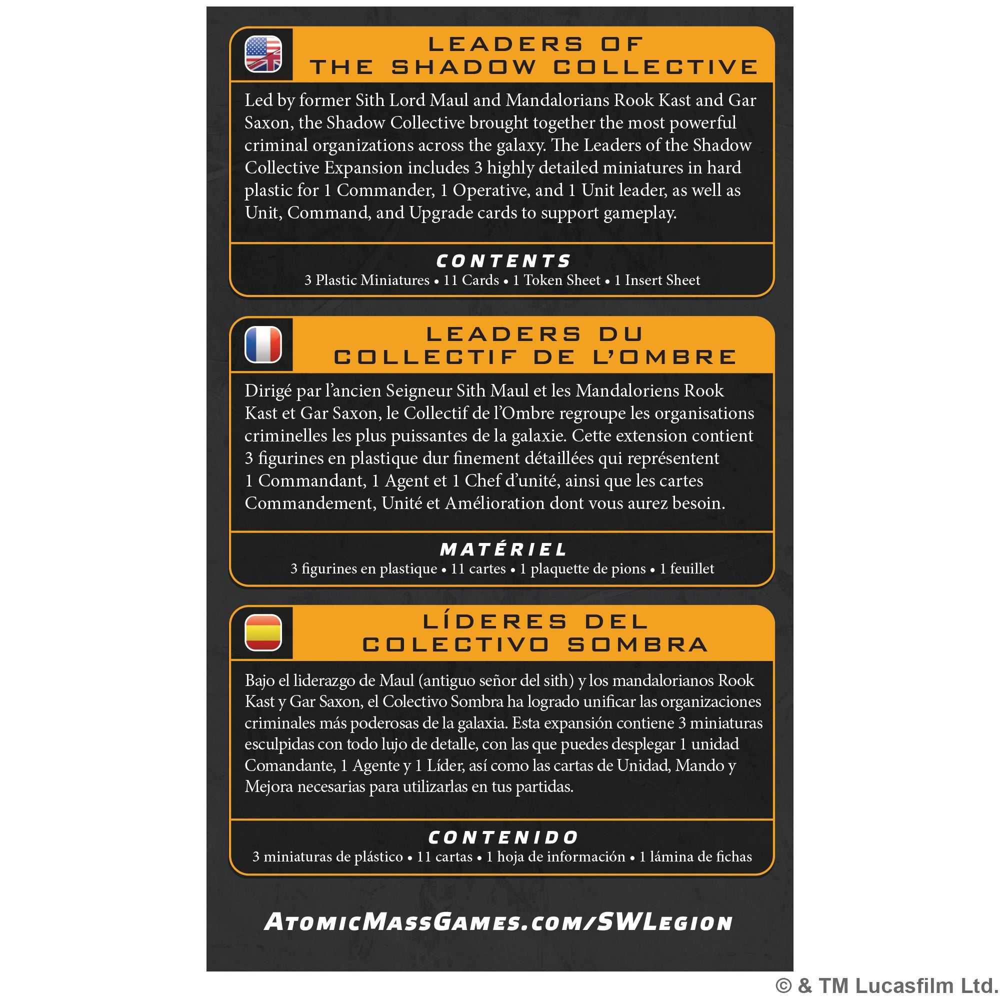 Shadow Collective: Leaders of the Shadow Collective