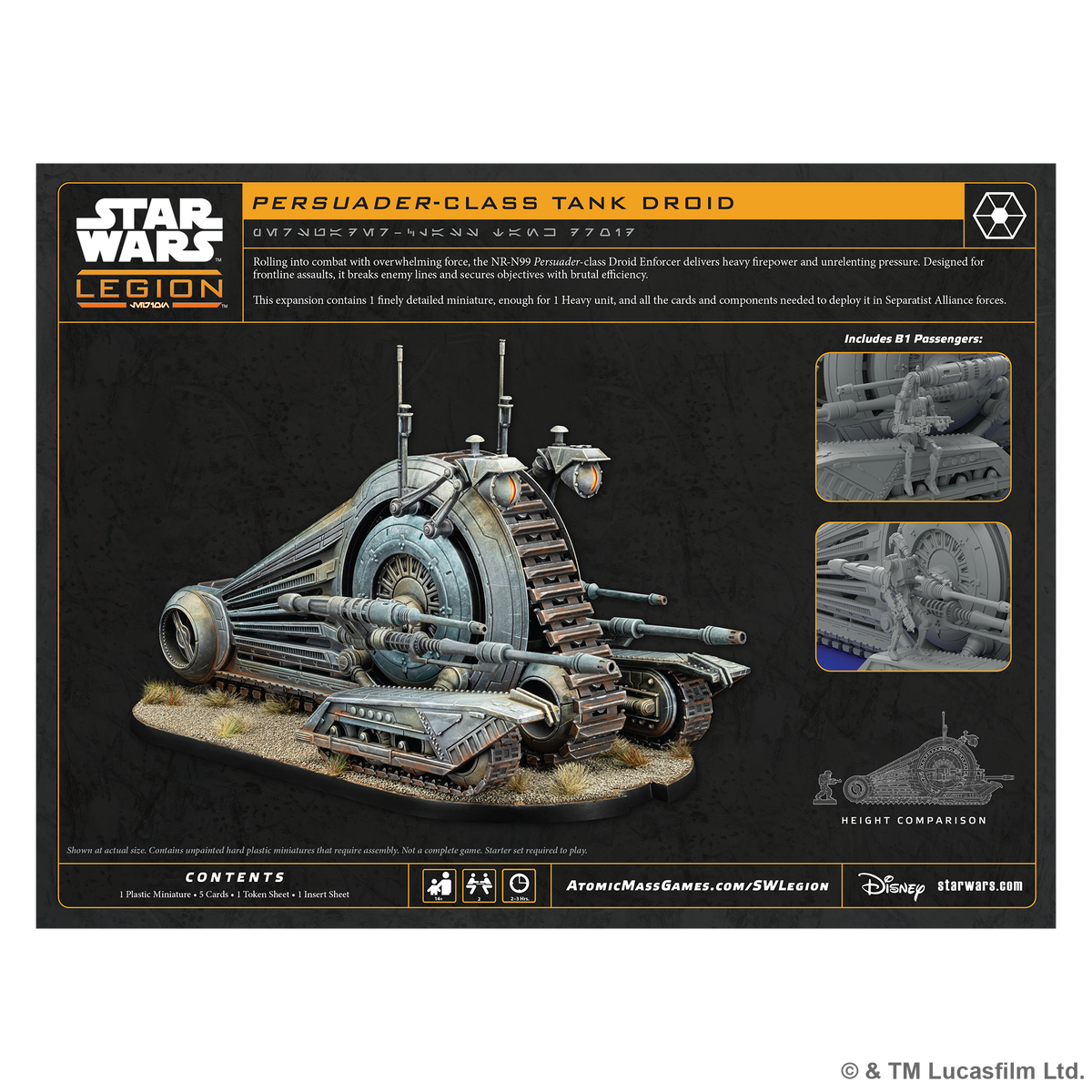Separatist Alliance: NR-N99 Persuader Droid