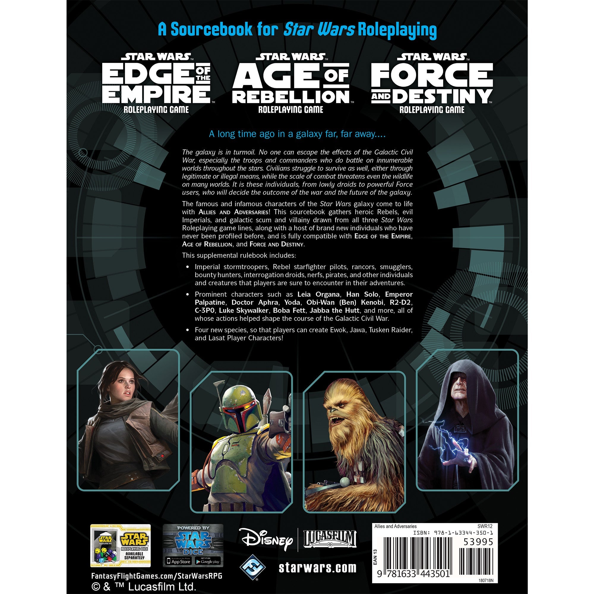 Star Wars Roleplaying: Allies and Adversaries