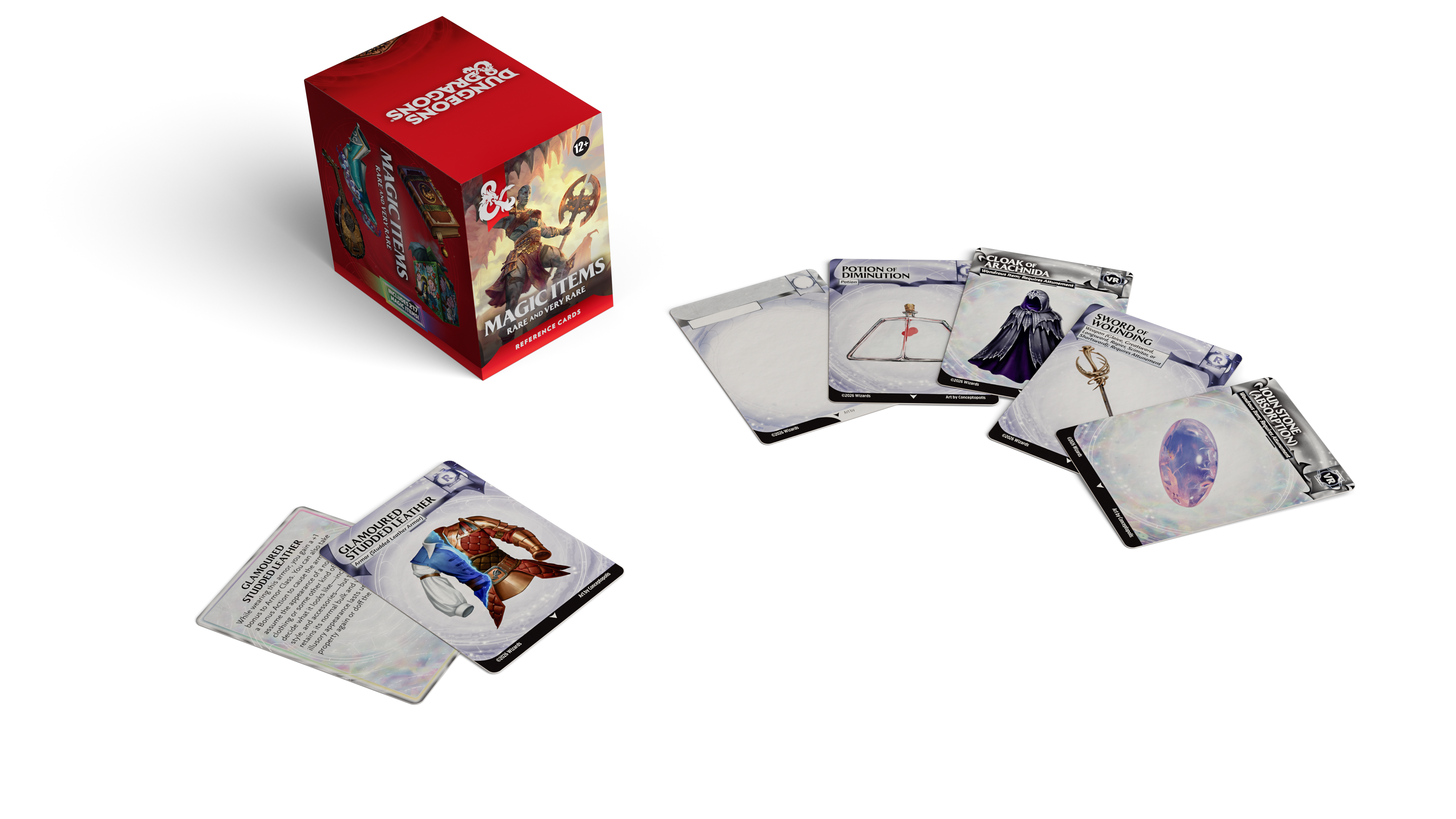 D&D: Magic Items: Rare and Very Rare Reference Cards