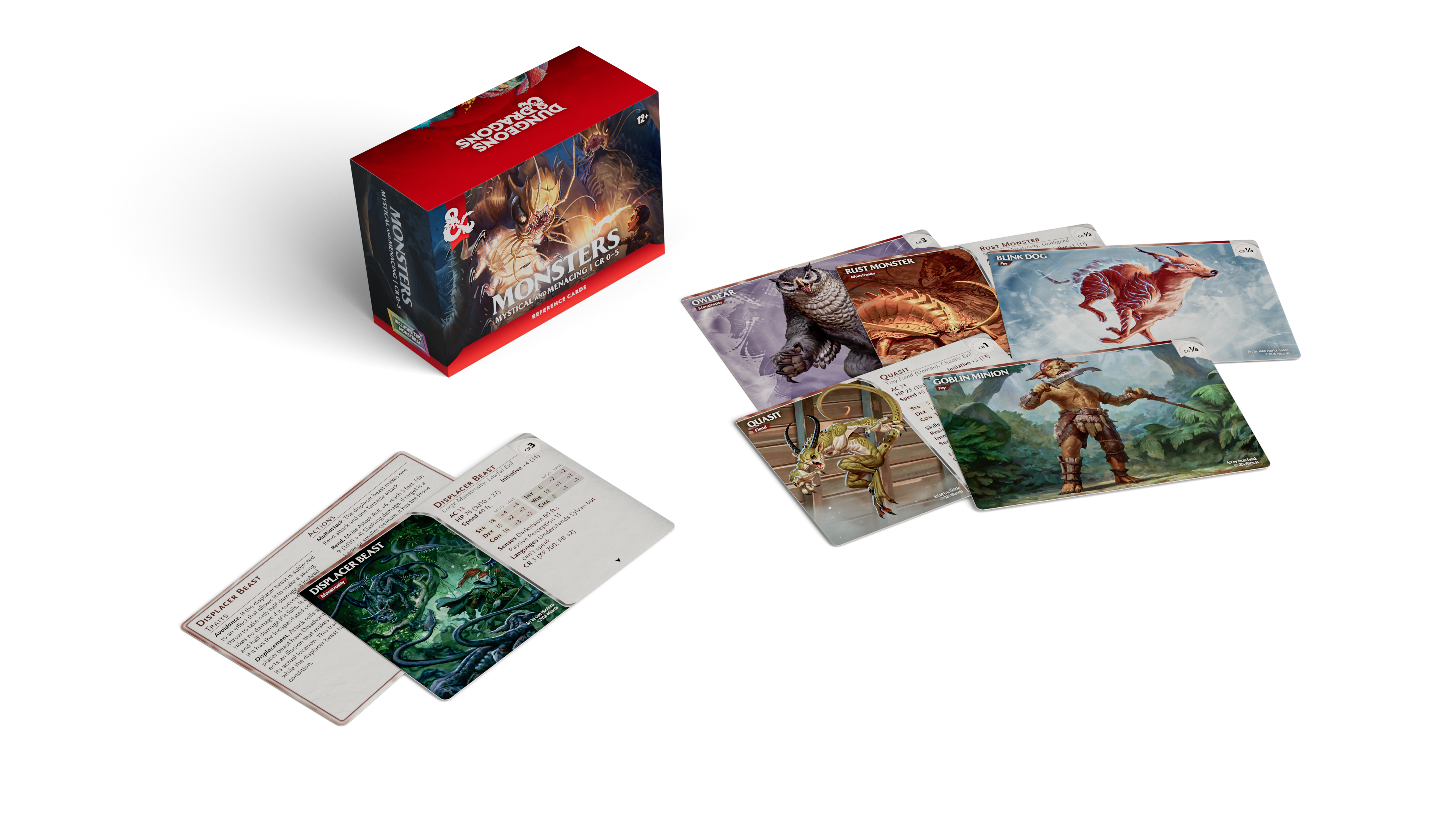 D&D: Monsters: Mystical and Menacing Reference Cards