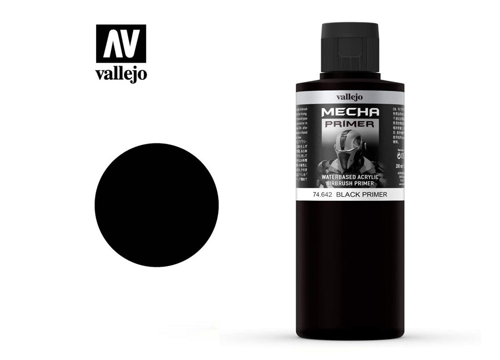 Vallejo: Mecha Black Primer (200ml)