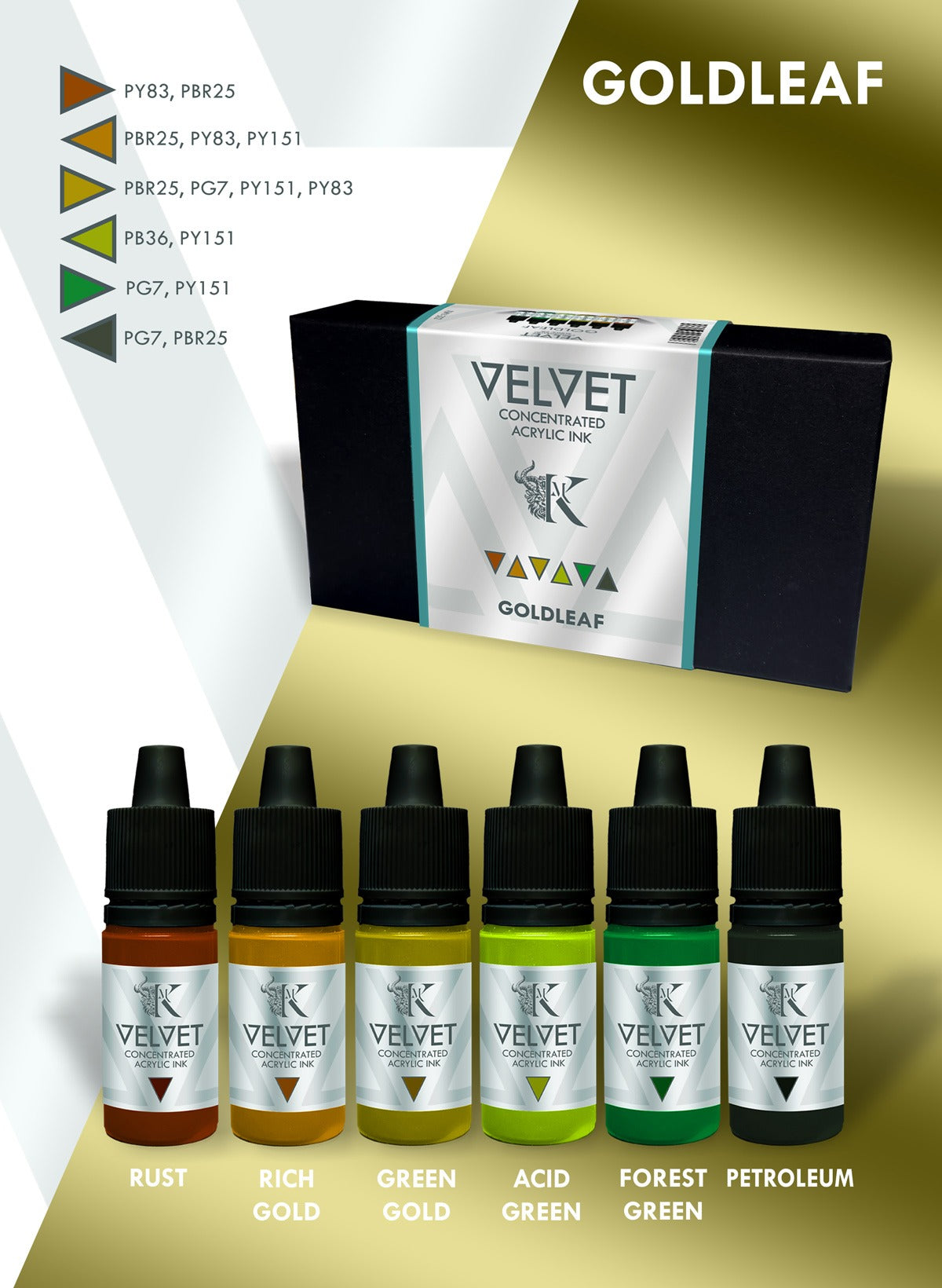 Kimera: Velvet Inks Goldleaf
