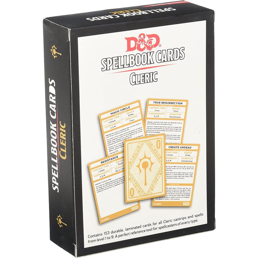 D&D: Spellbook Cards: Cleric