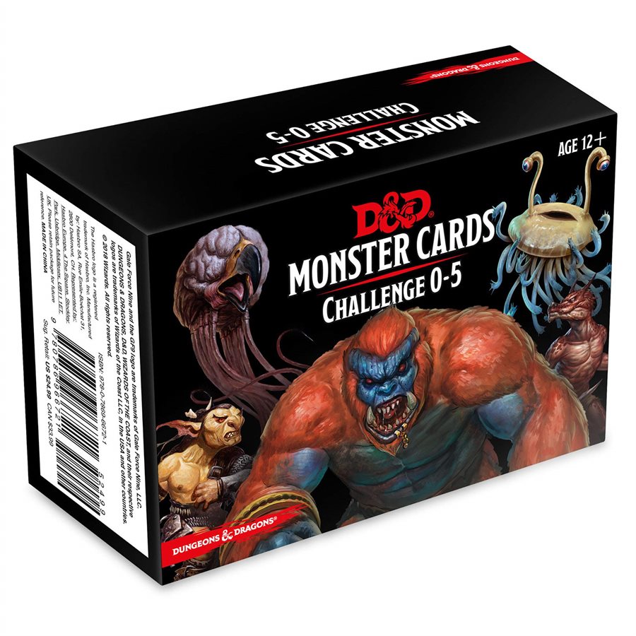 D&D: Spellbook Cards: Monsters 0-5