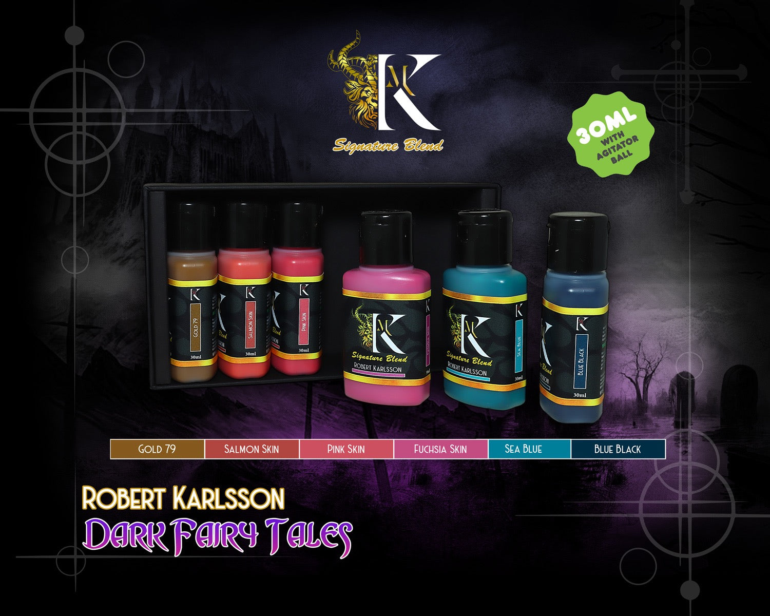 Kimera Kolors Signature Set: Robert Karlsson - Dark Fairy Tales