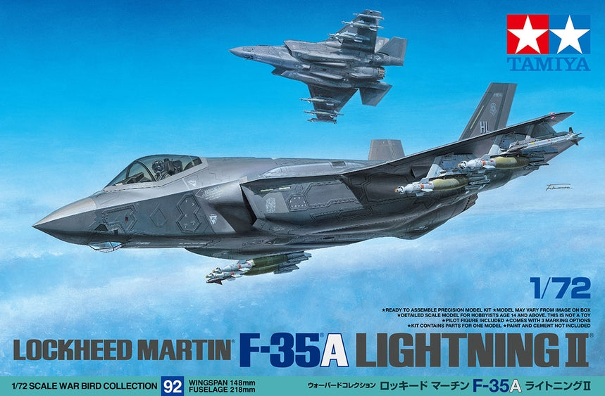 Tamiya: 1/72 Lockheed Martin F-35A Lightning II