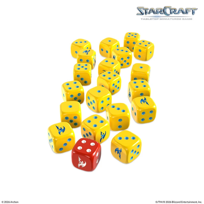 Starcraft: The Miniatures Game: Protoss Custom Dice Set [Dec 2026]