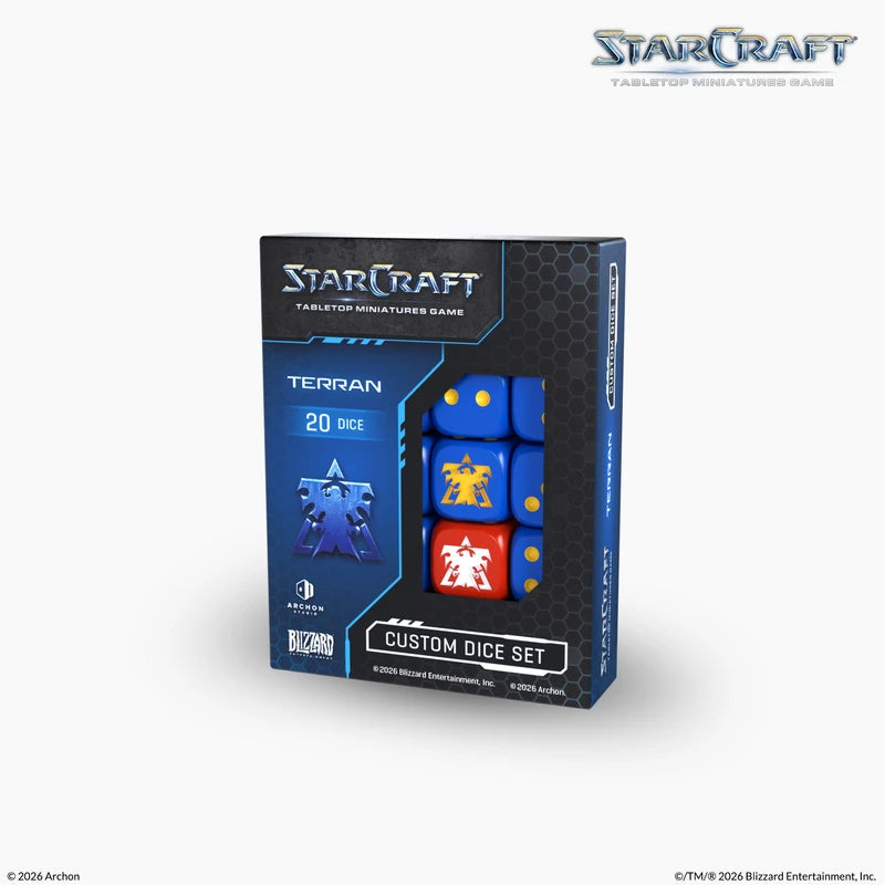 Starcraft: The Miniatures Game: Terran Custom Dice Set [Dec 2026]