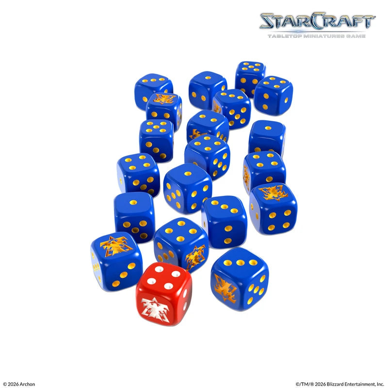 Starcraft: The Miniatures Game: Terran Custom Dice Set [Dec 2026]
