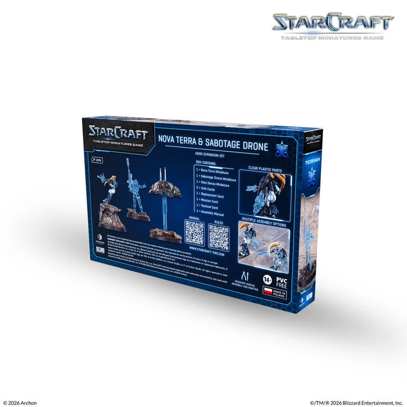 Starcraft: The Miniatures Game: Nova Terra Hero Expansion Set [Dec 2026]